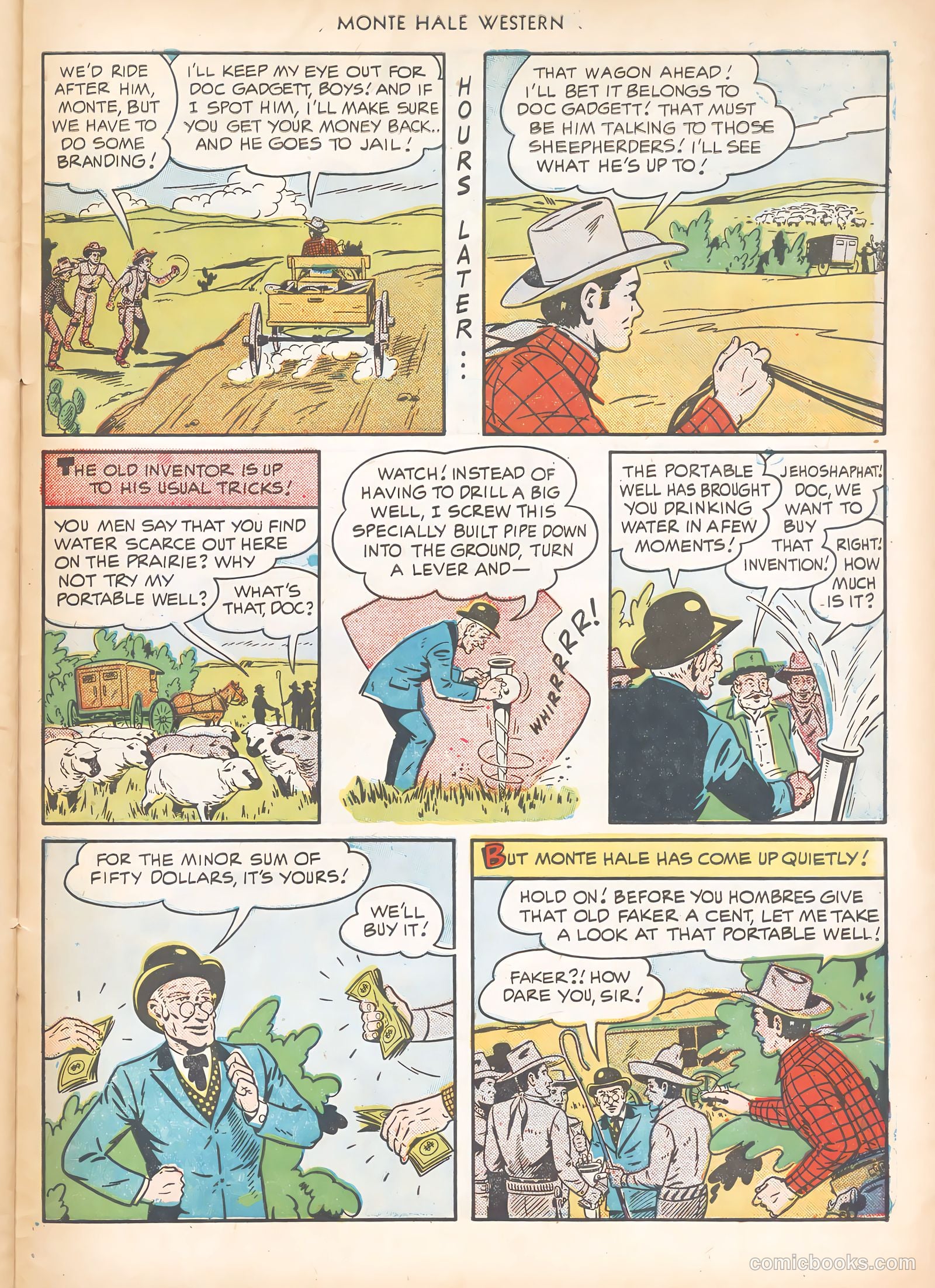Monte Hale Western #62 (1951) — page 31 of 36