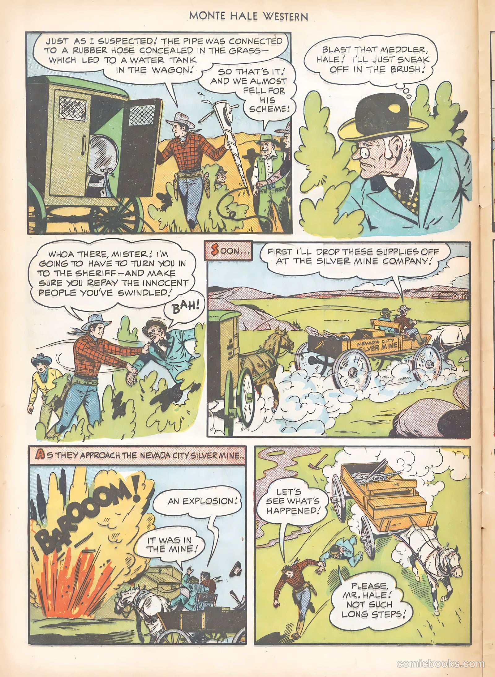 Monte Hale Western #62 (1951) — page 32 of 36