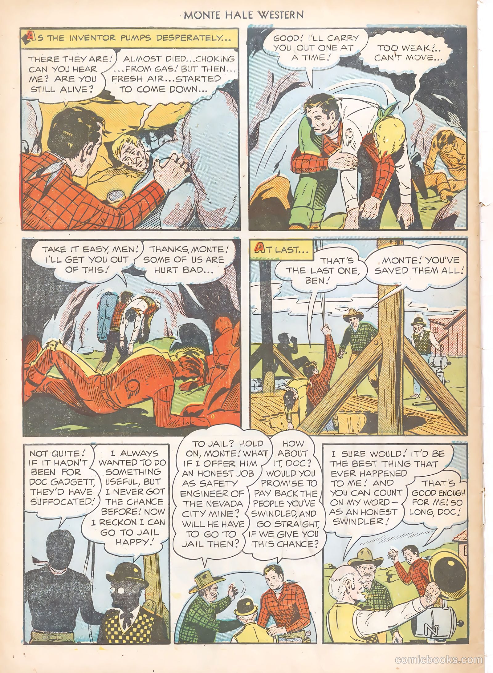 Monte Hale Western #62 (1951) — page 34 of 36