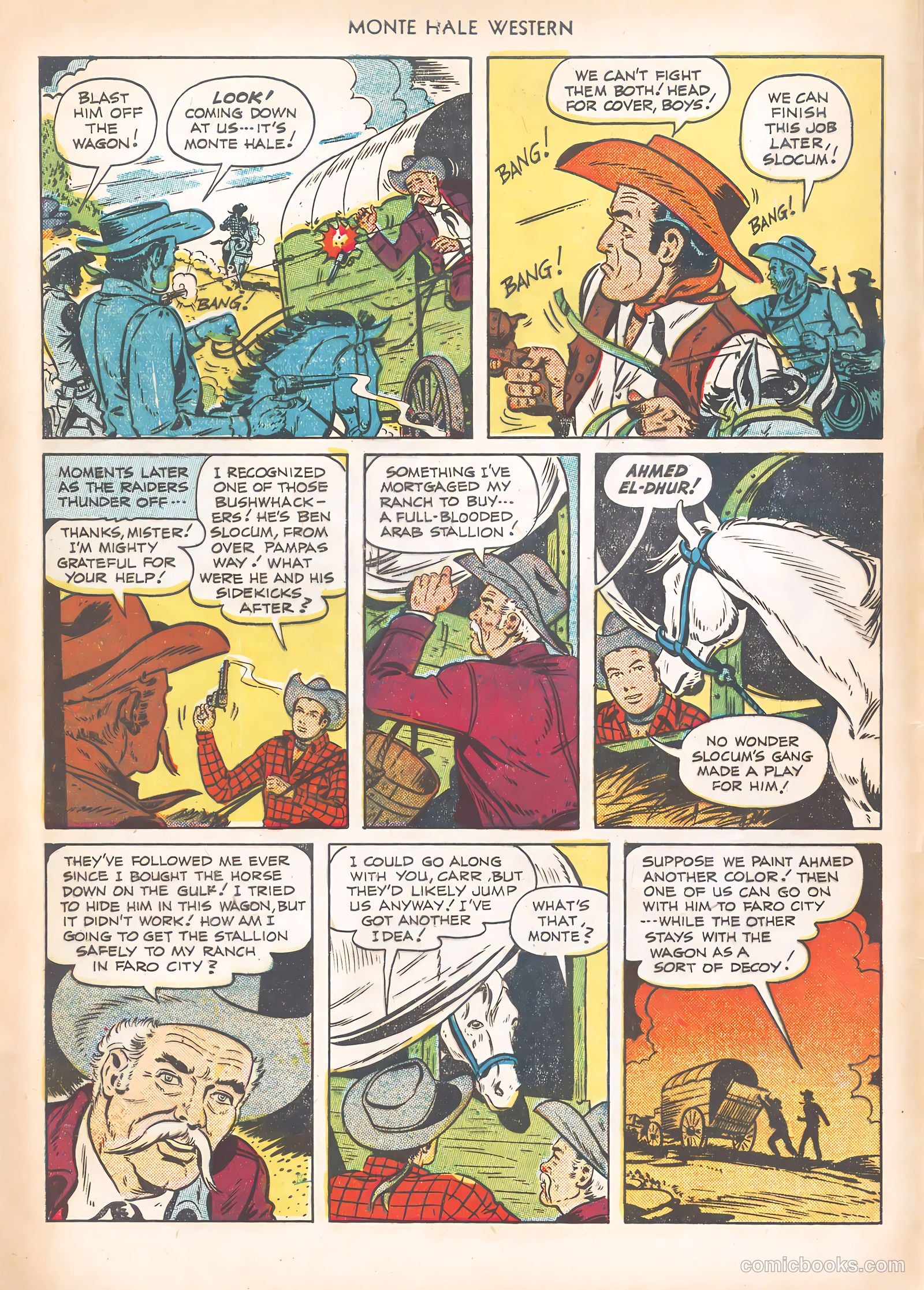 Monte Hale Western #63 (1951) — page 4 of 36
