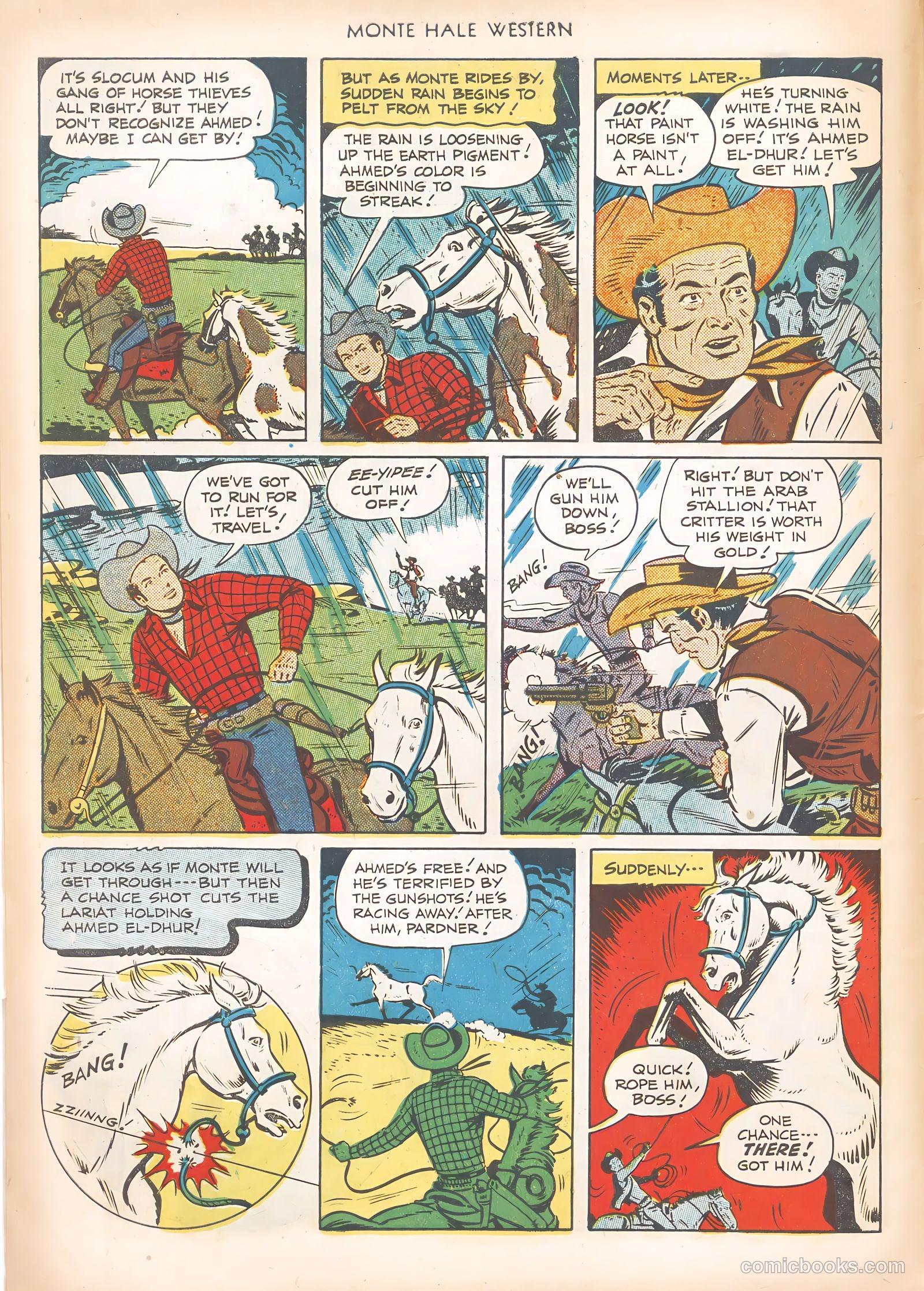 Monte Hale Western #63 (1951) — page 6 of 36