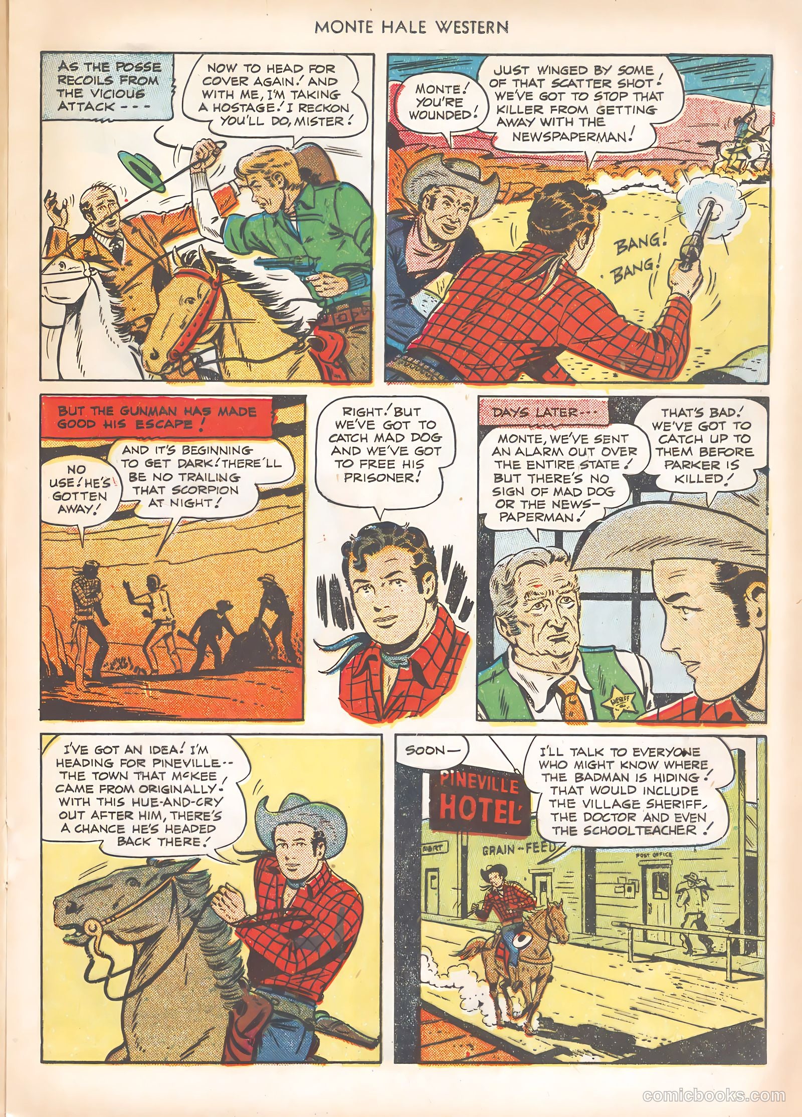 Monte Hale Western #63 (1951) — page 17 of 36
