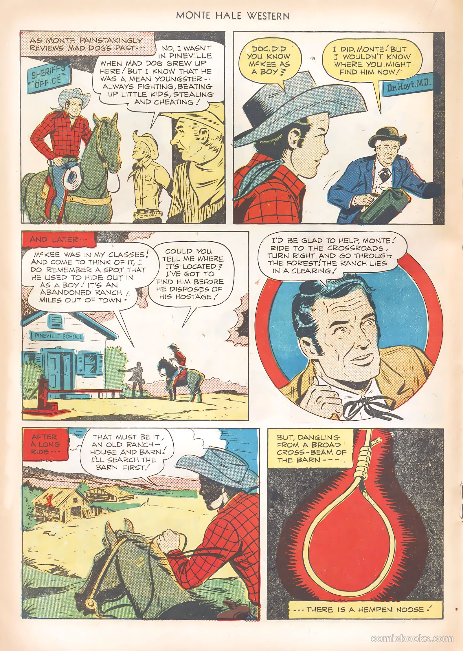 Monte Hale Western #63 (1951) — page 18 of 36
