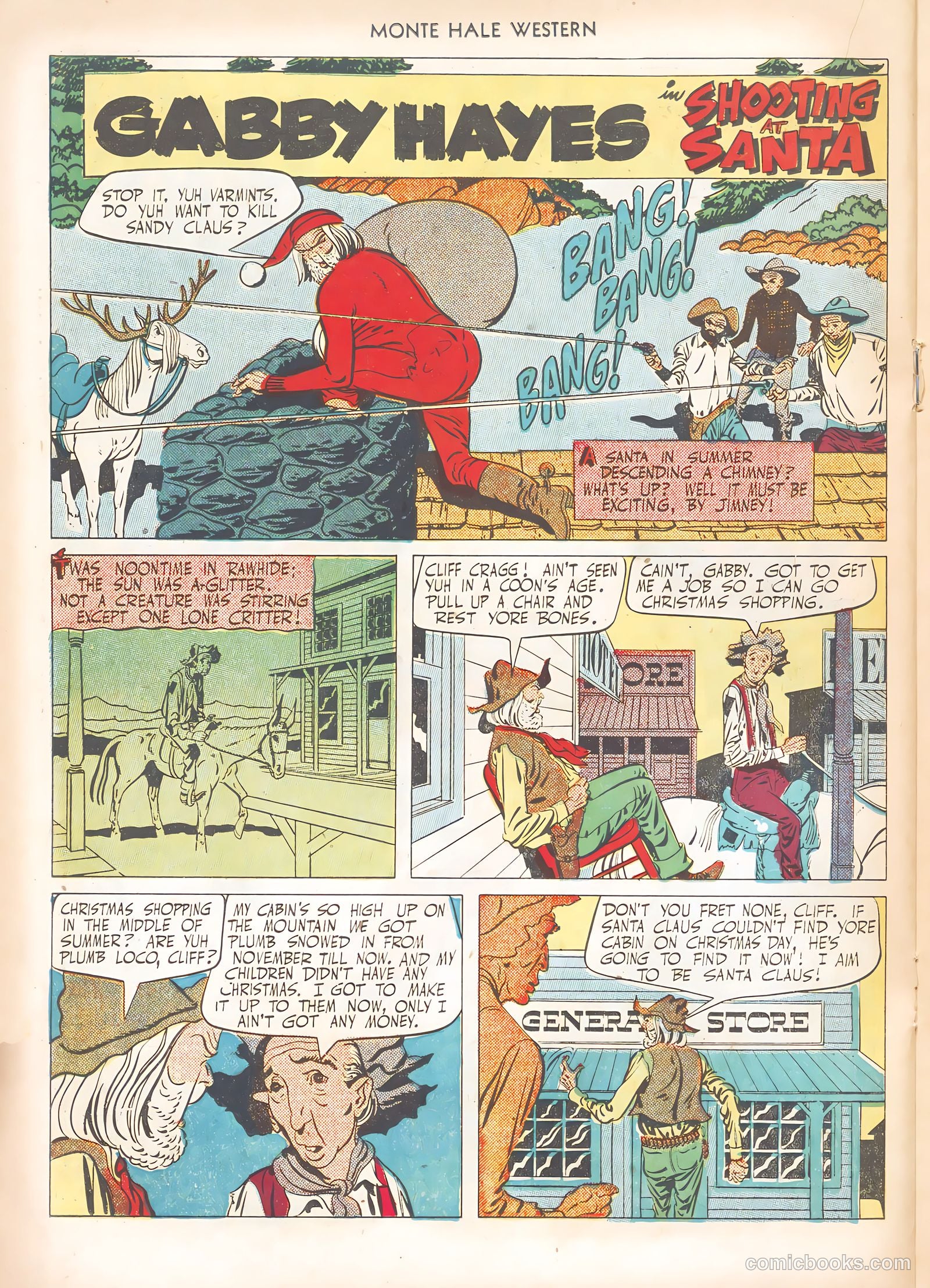 Monte Hale Western #63 (1951) — page 22 of 36