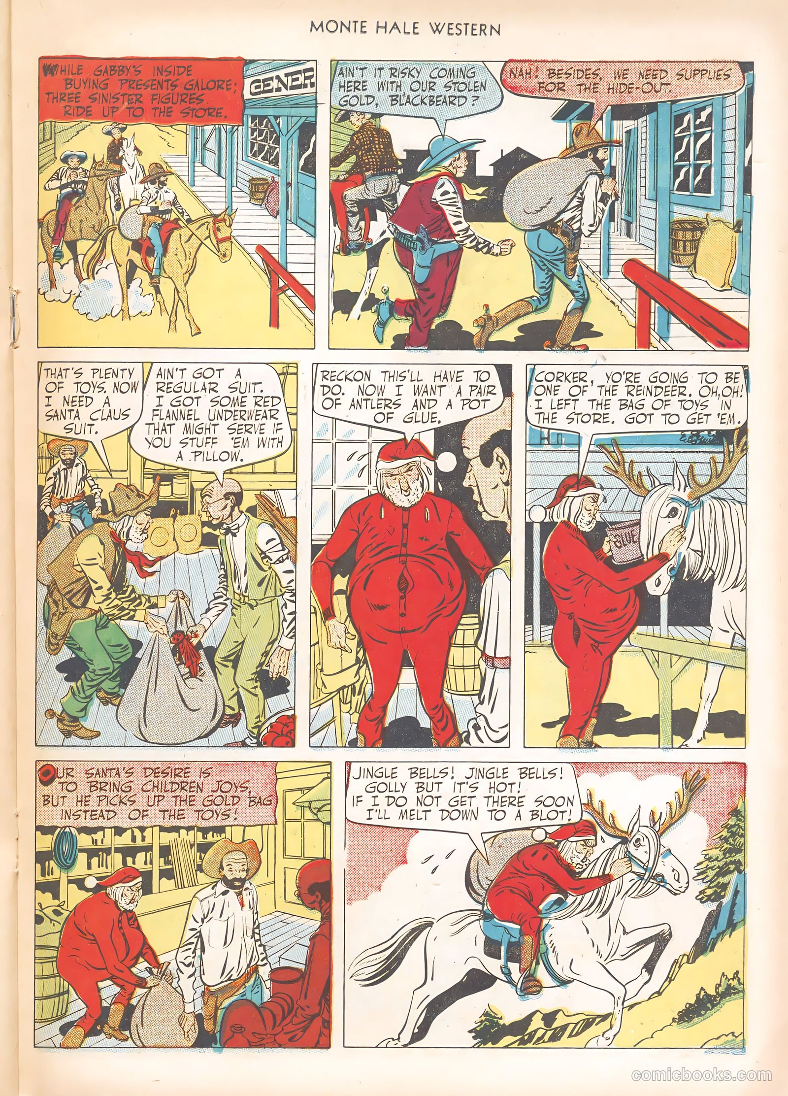 Monte Hale Western #63 (1951) — page 23 of 36