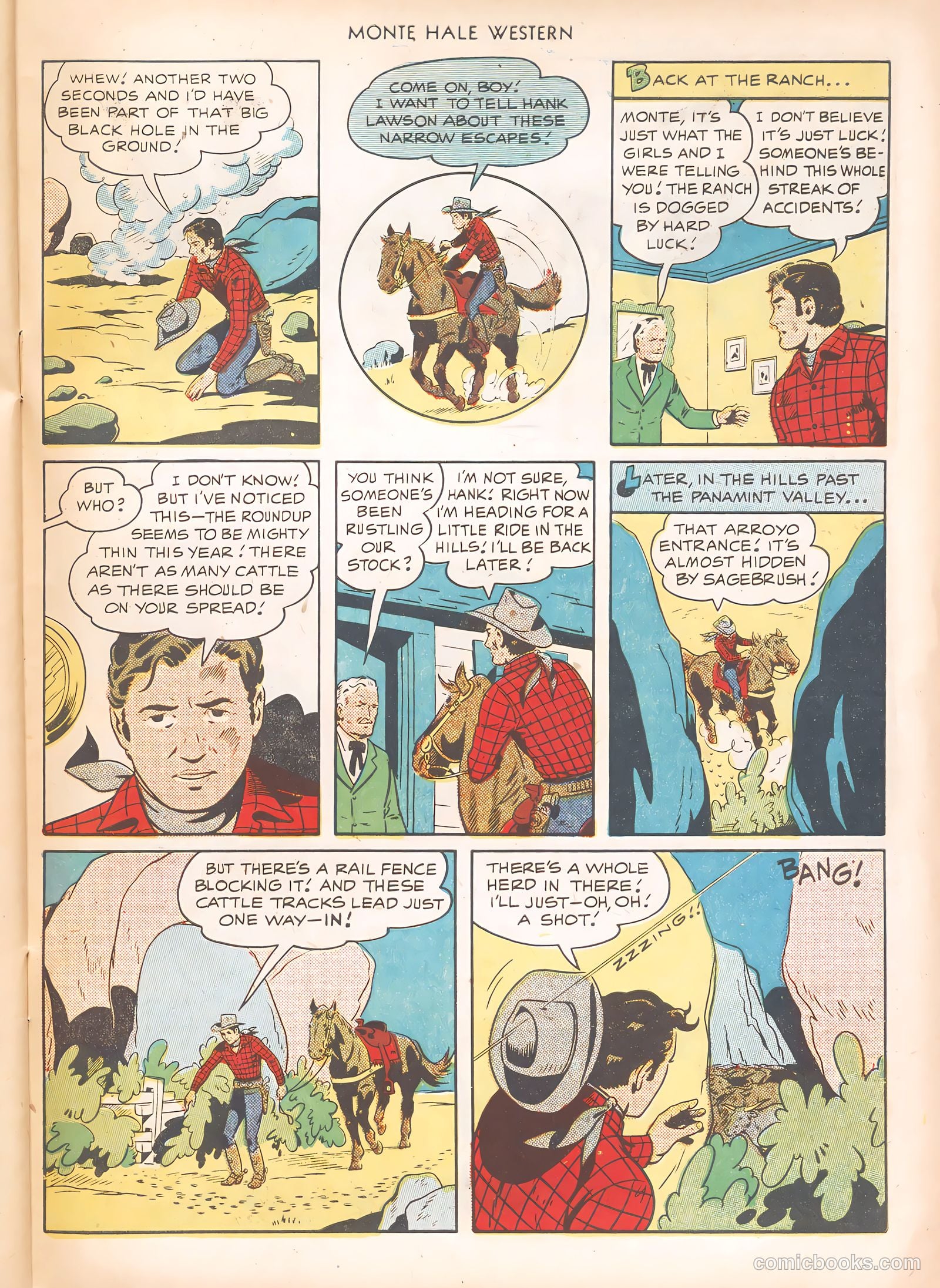 Monte Hale Western #63 (1951) — page 31 of 36