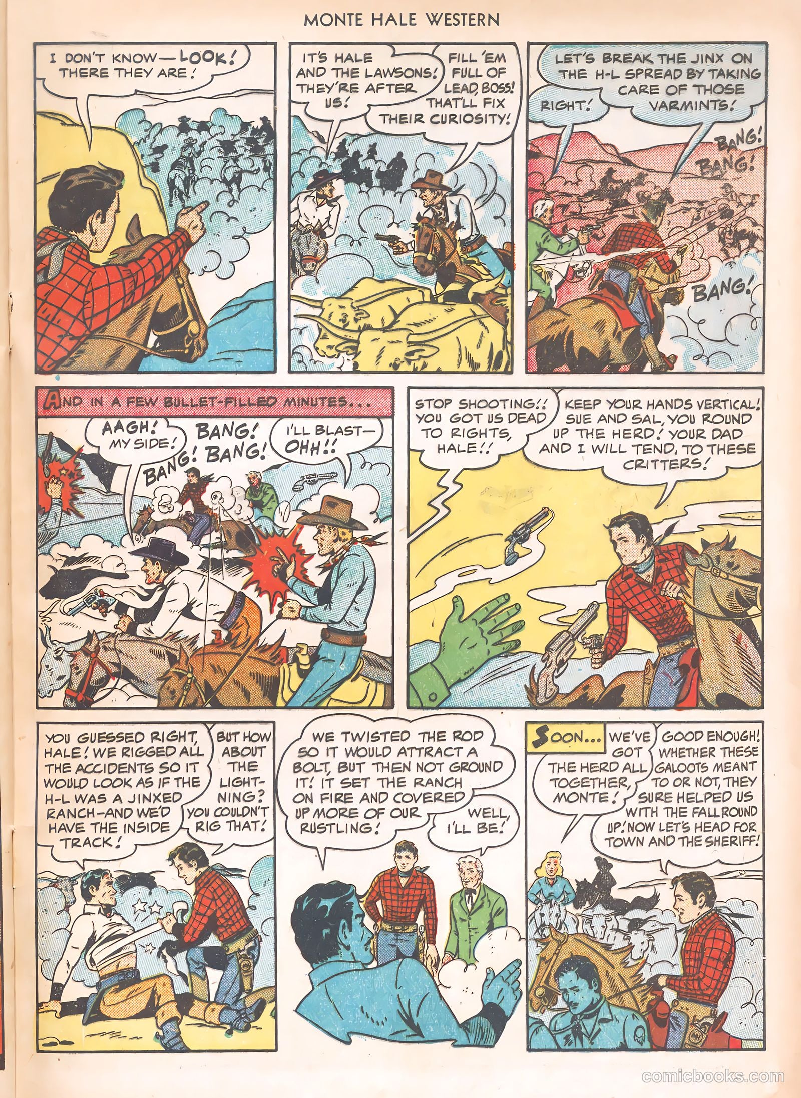Monte Hale Western #63 (1951) — page 33 of 36