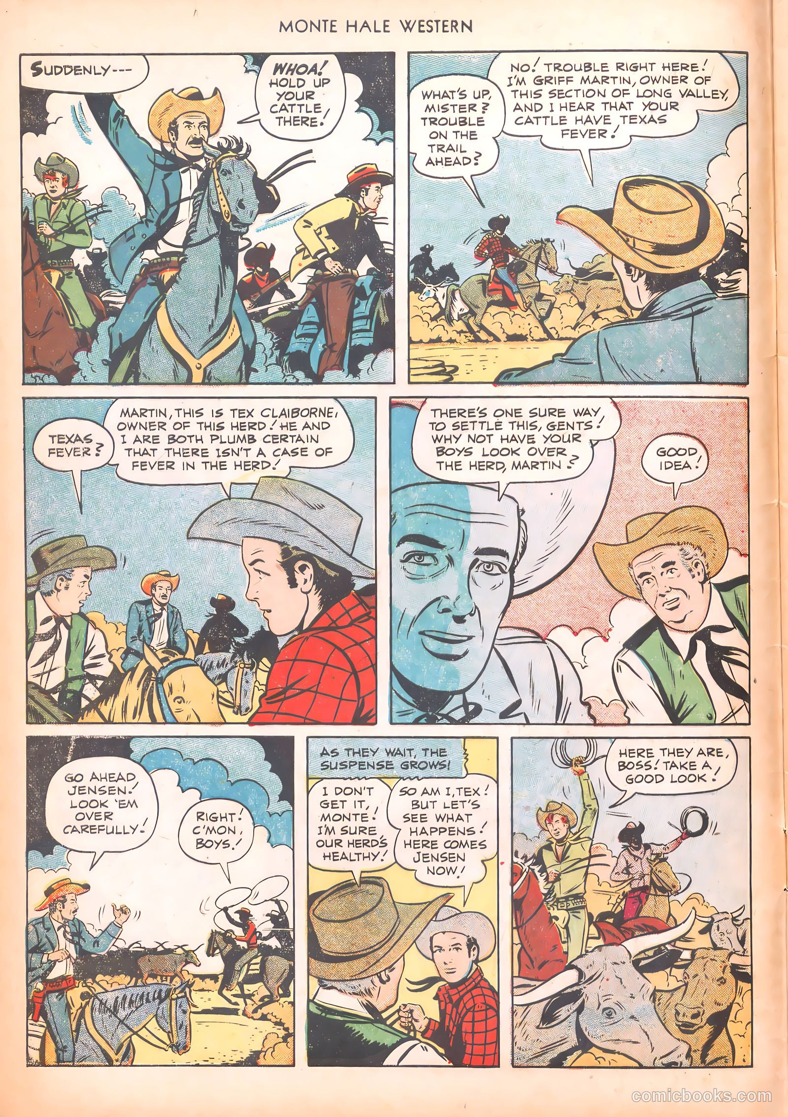 Monte Hale Western #64 (1951) — page 4 of 36
