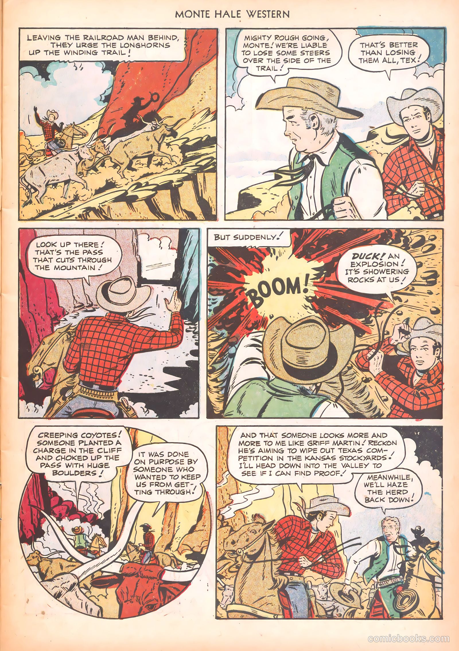 Monte Hale Western #64 (1951) — page 7 of 36