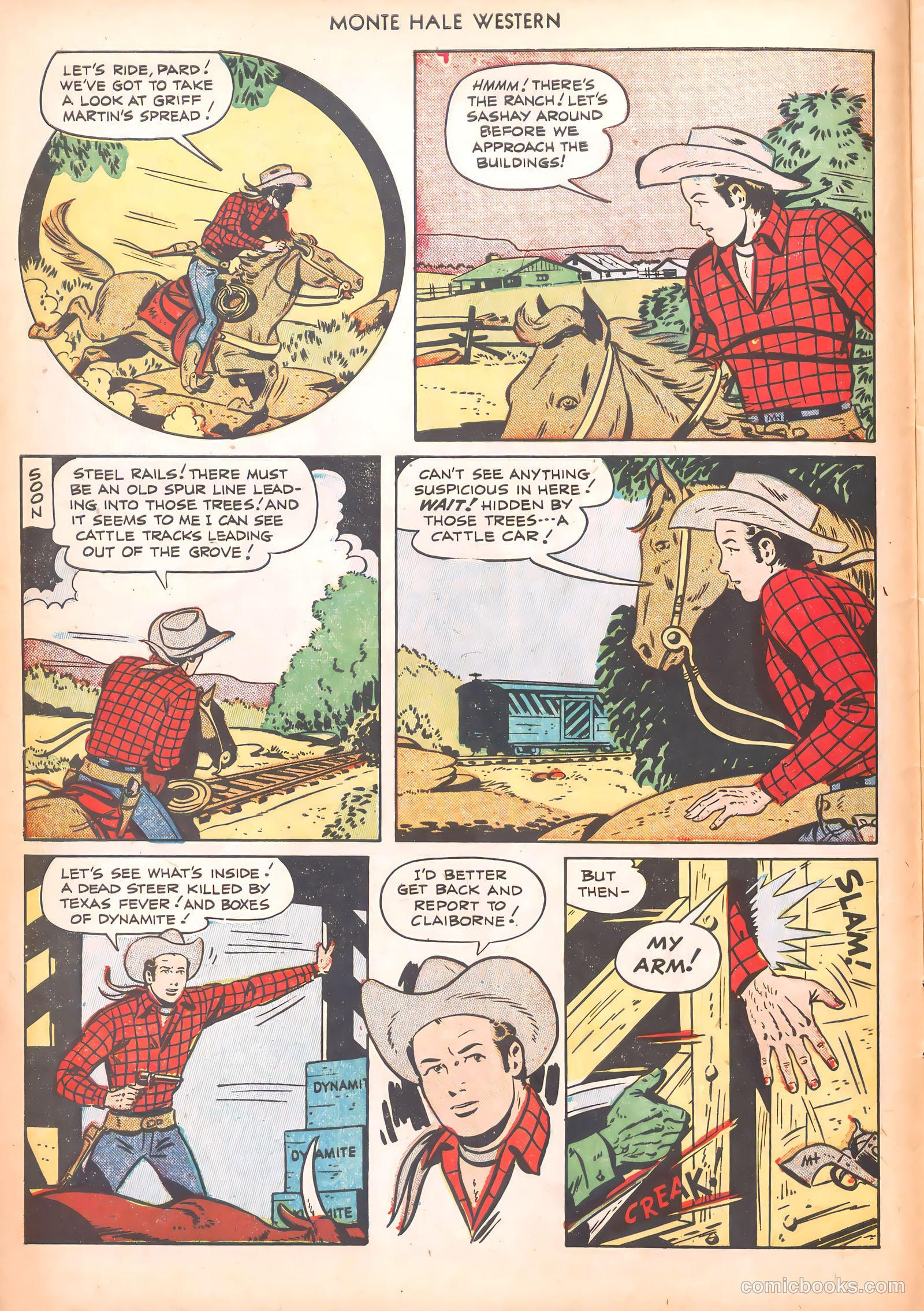 Monte Hale Western #64 (1951) — page 8 of 36