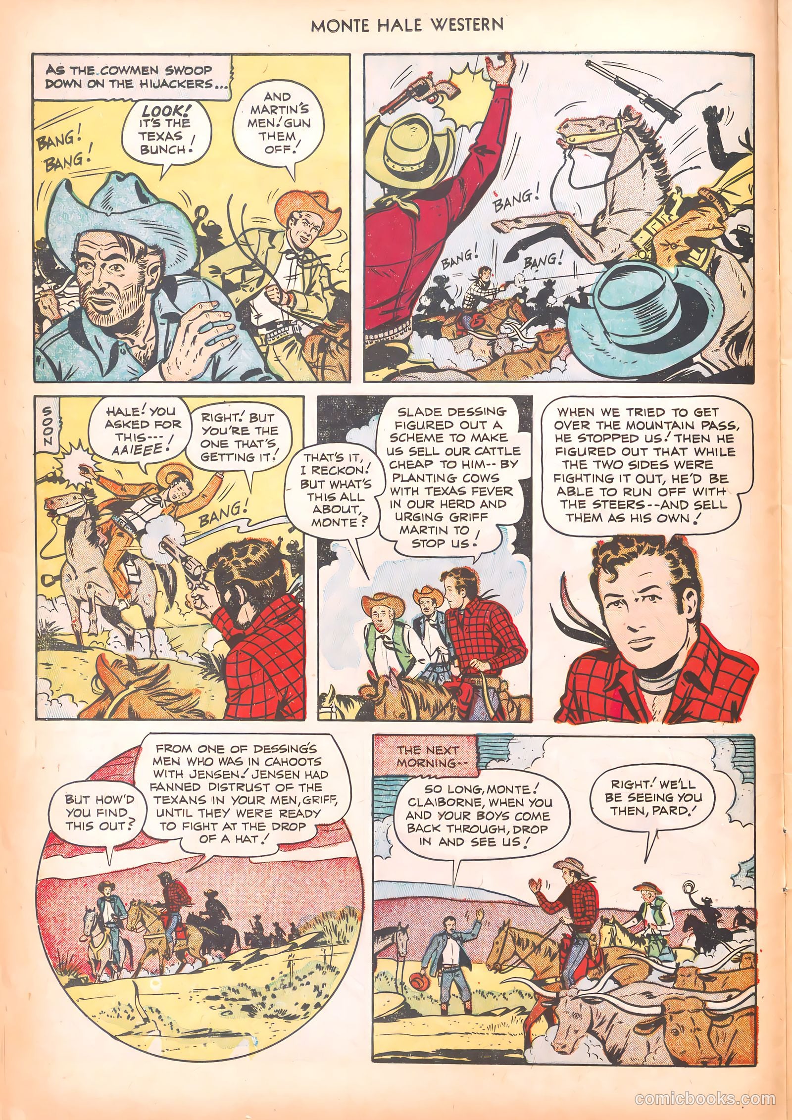 Monte Hale Western #64 (1951) — page 12 of 36
