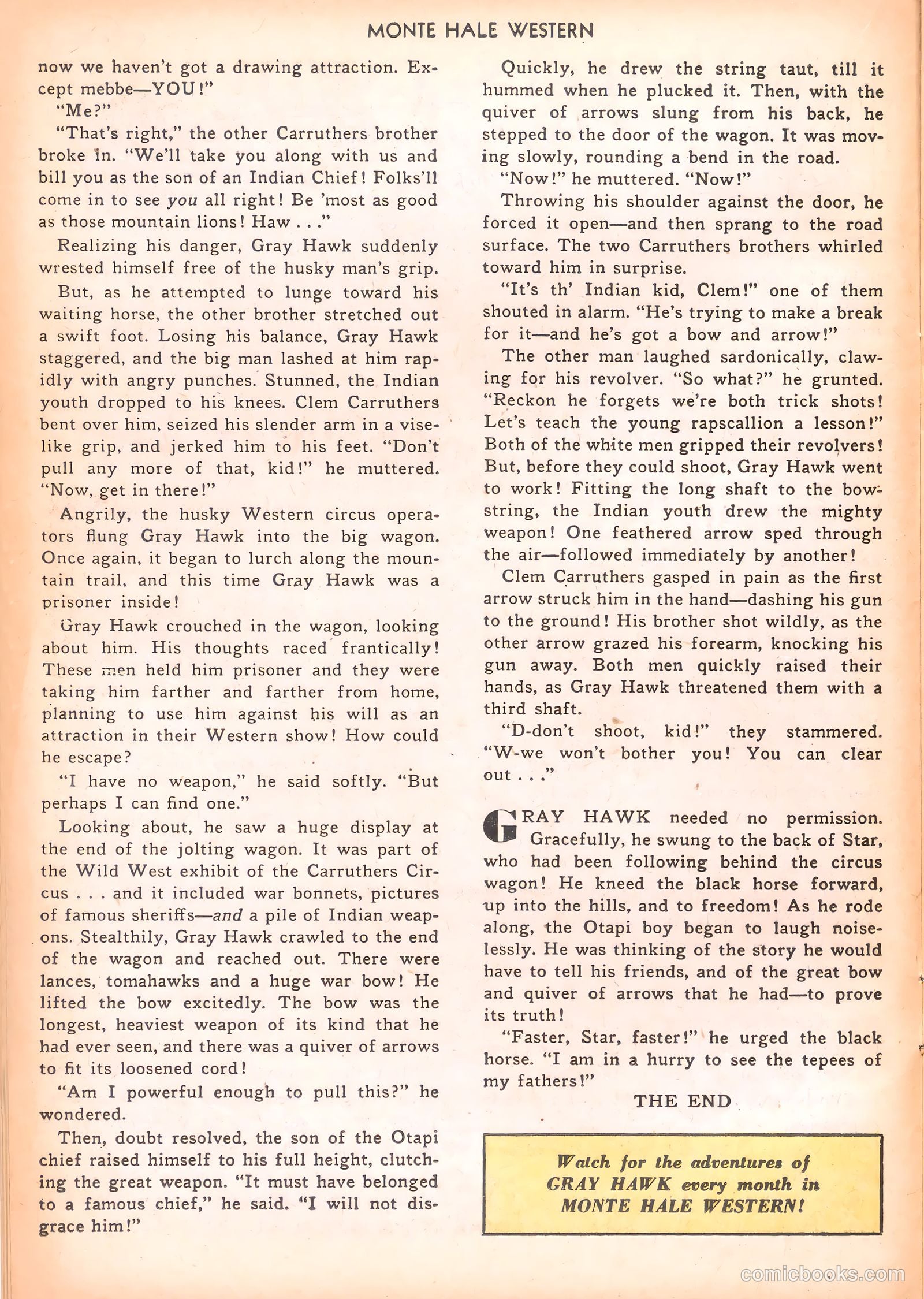 Monte Hale Western #64 (1951) — page 16 of 36