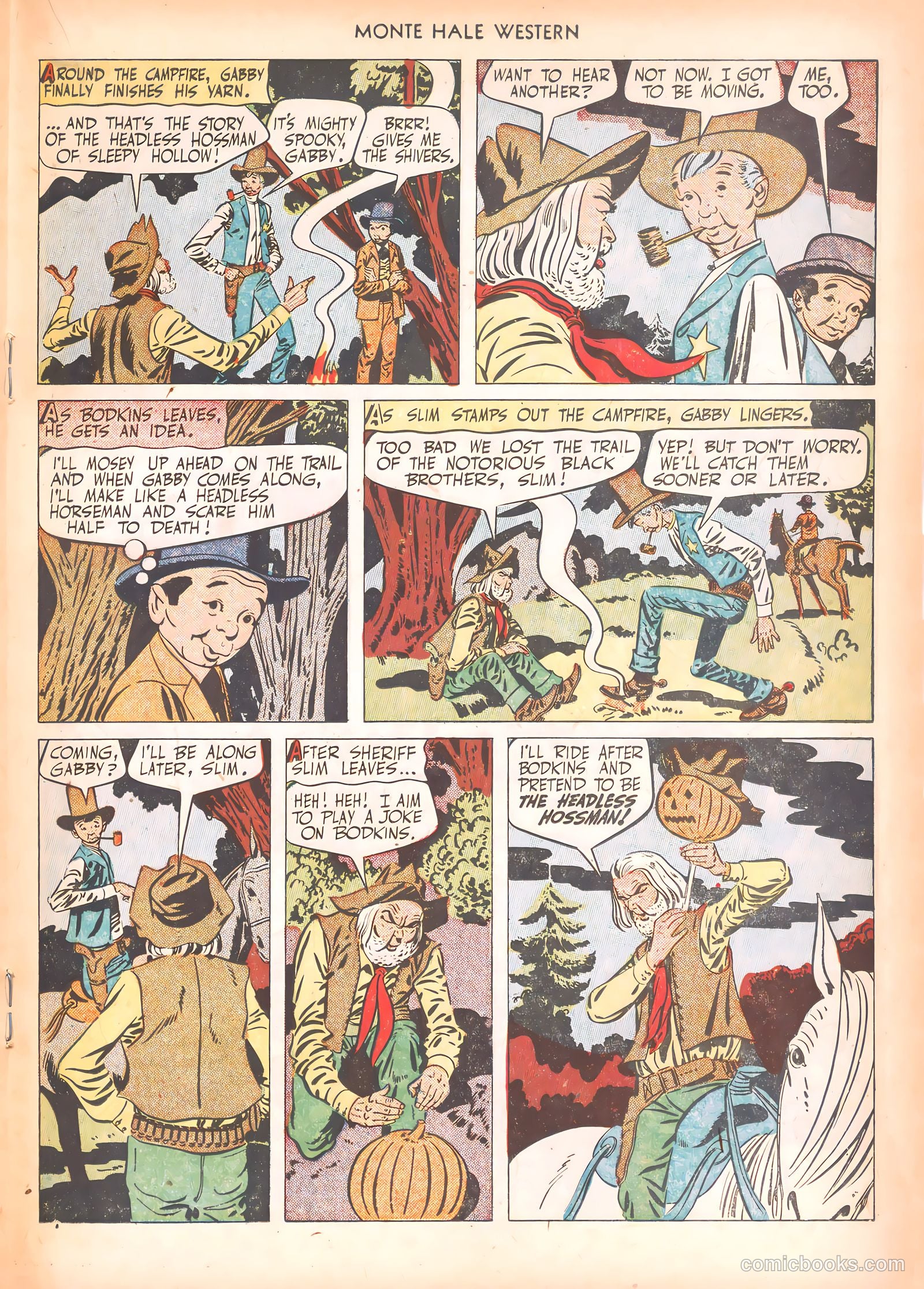 Monte Hale Western #64 (1951) — page 19 of 36