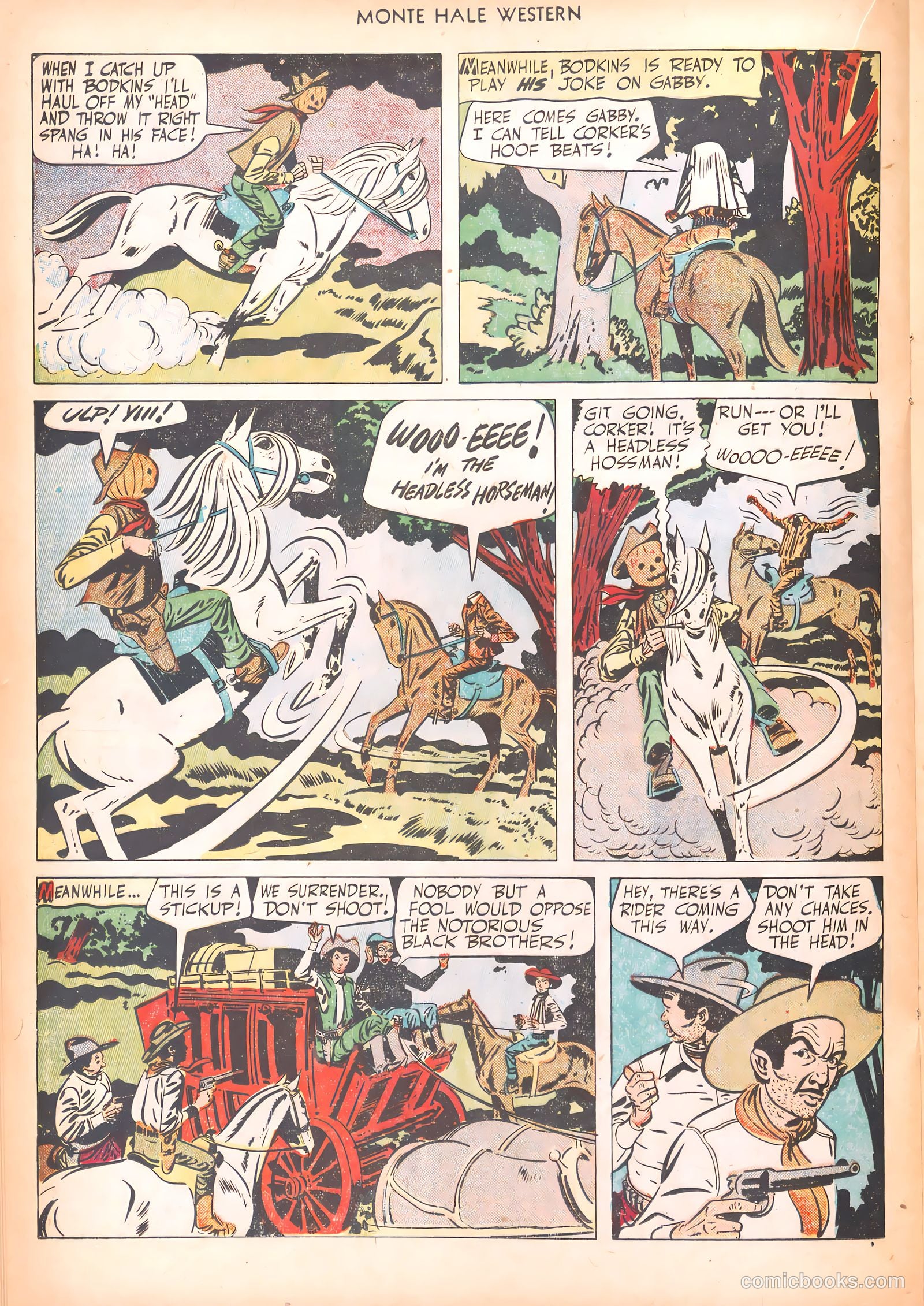 Monte Hale Western #64 (1951) — page 20 of 36