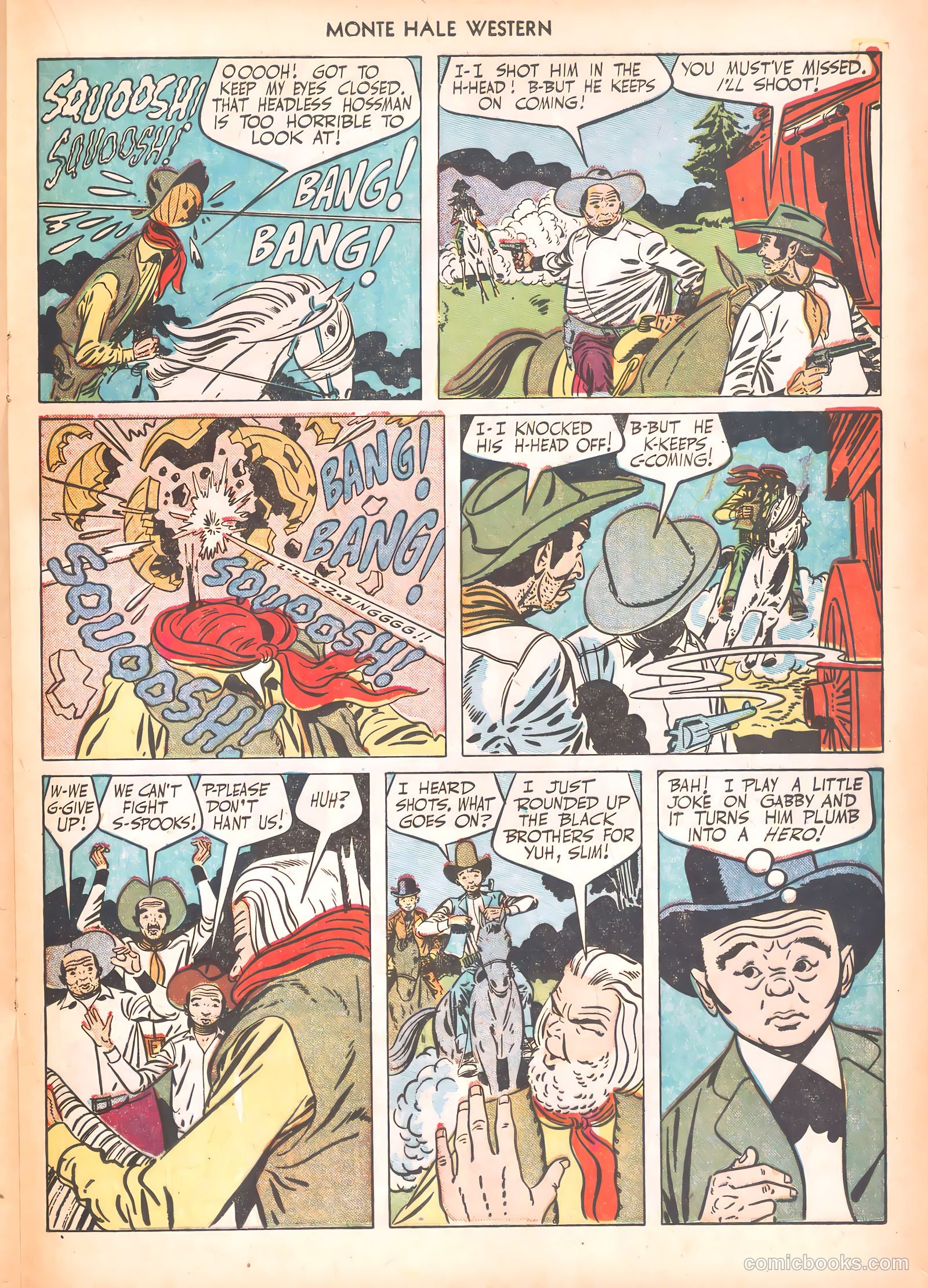 Monte Hale Western #64 (1951) — page 21 of 36
