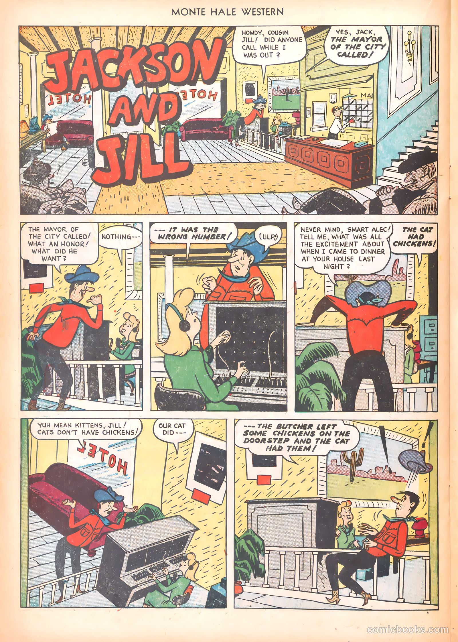 Monte Hale Western #64 (1951) — page 22 of 36