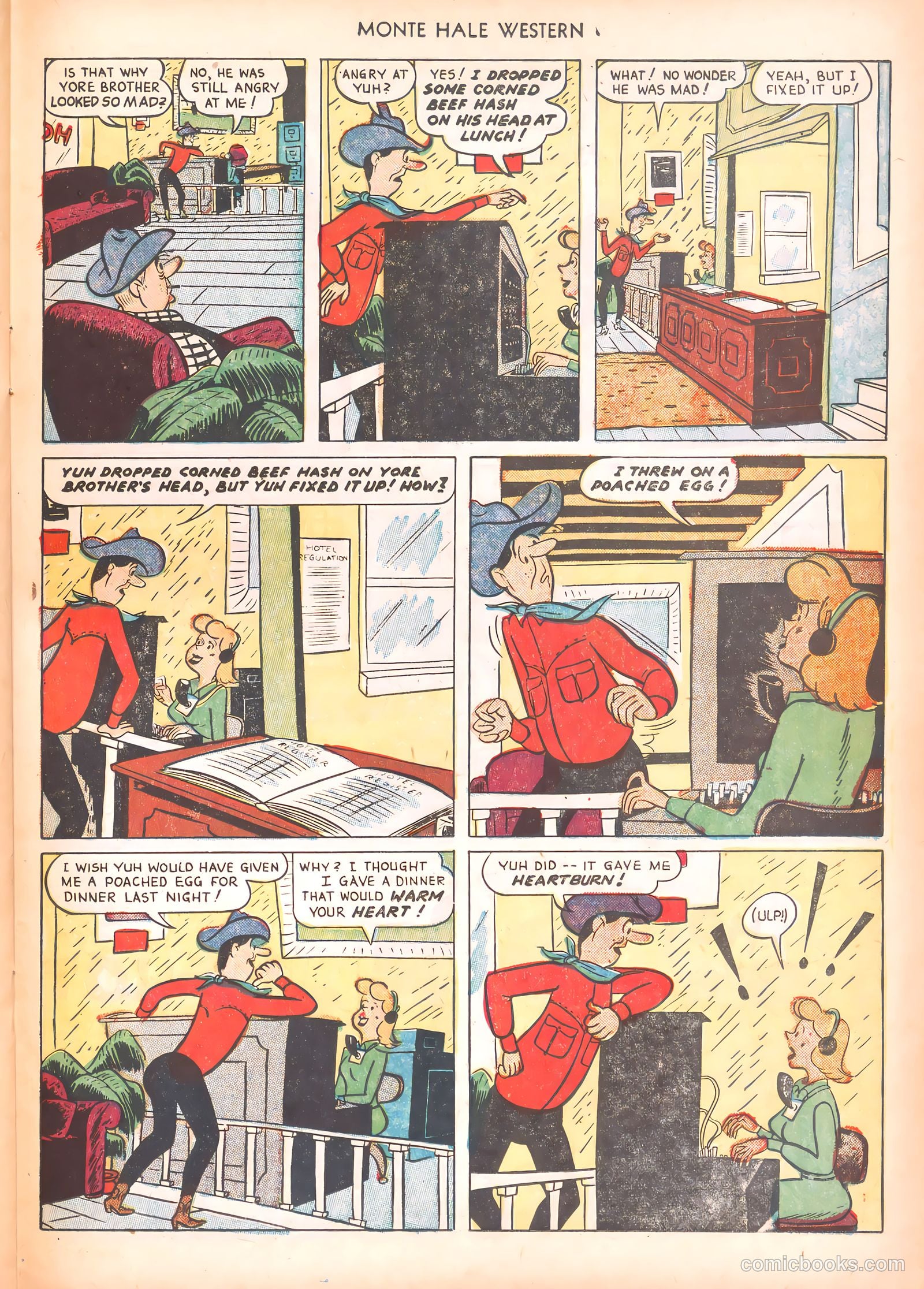 Monte Hale Western #64 (1951) — page 23 of 36