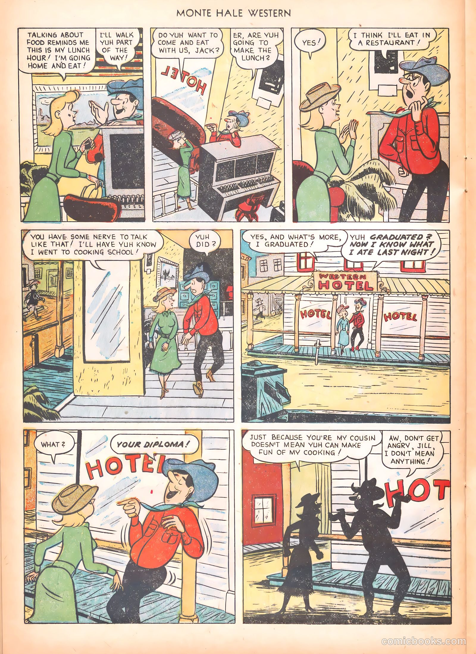 Monte Hale Western #64 (1951) — page 24 of 36