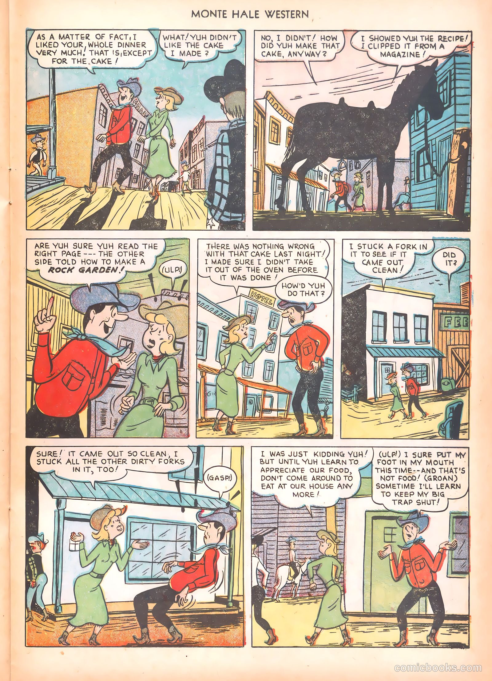 Monte Hale Western #64 (1951) — page 25 of 36