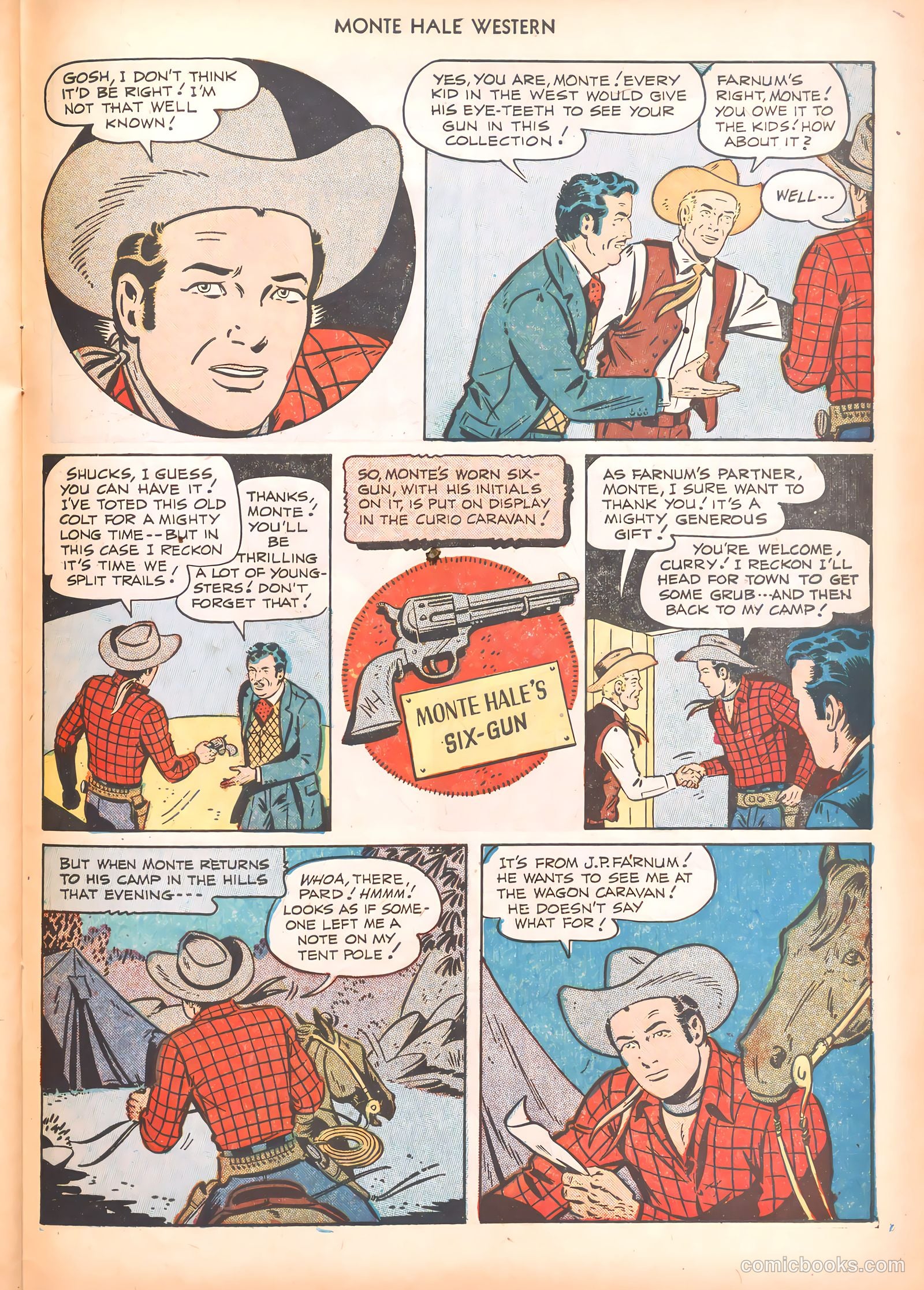 Monte Hale Western #64 (1951) — page 27 of 36