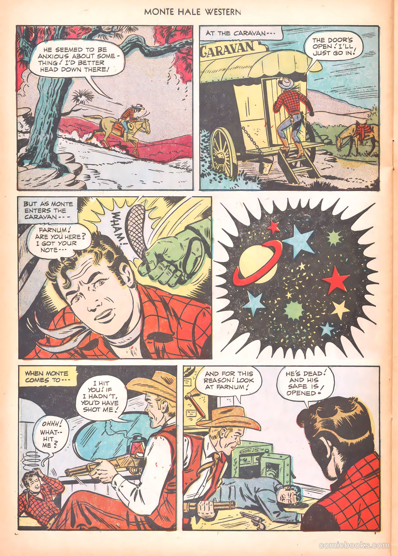 Monte Hale Western #64 (1951) — page 28 of 36
