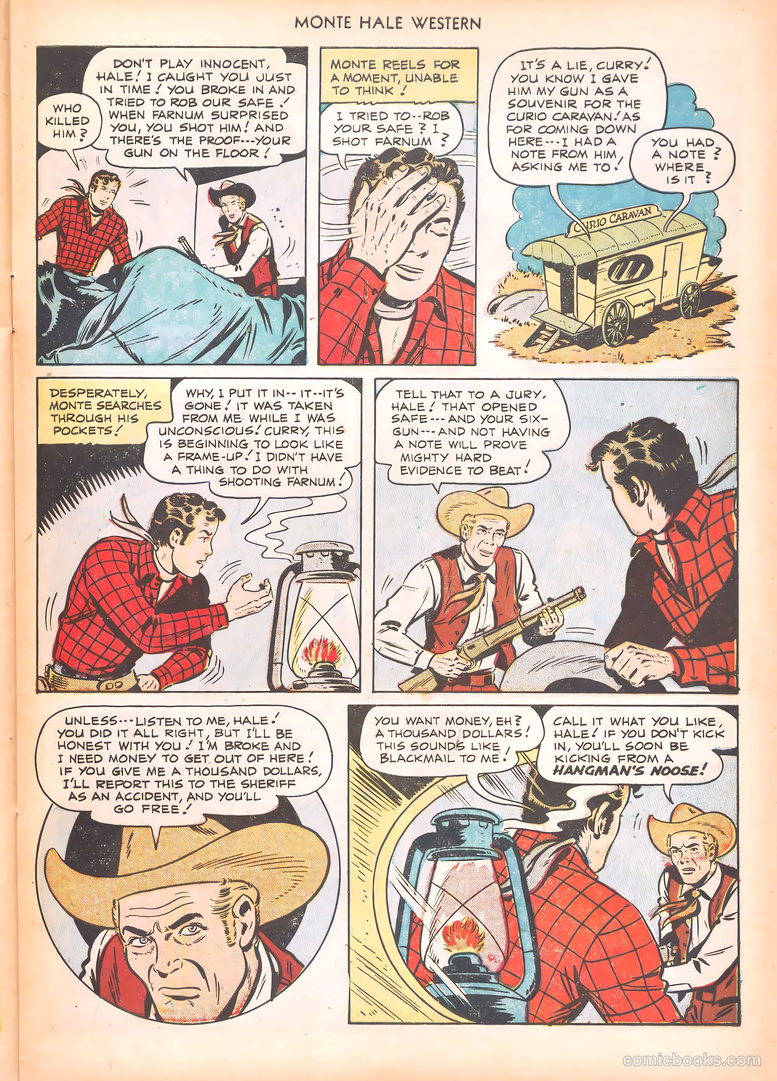 Monte Hale Western #64 (1951) — page 29 of 36