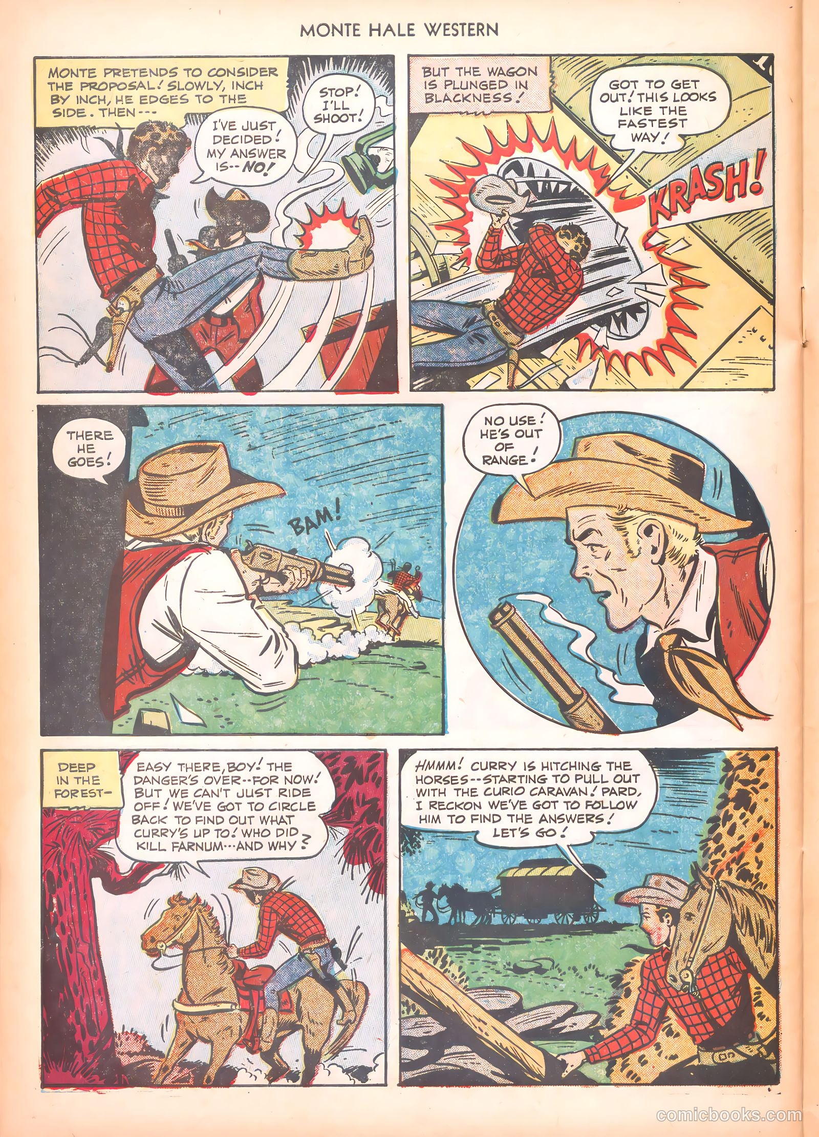 Monte Hale Western #64 (1951) — page 30 of 36