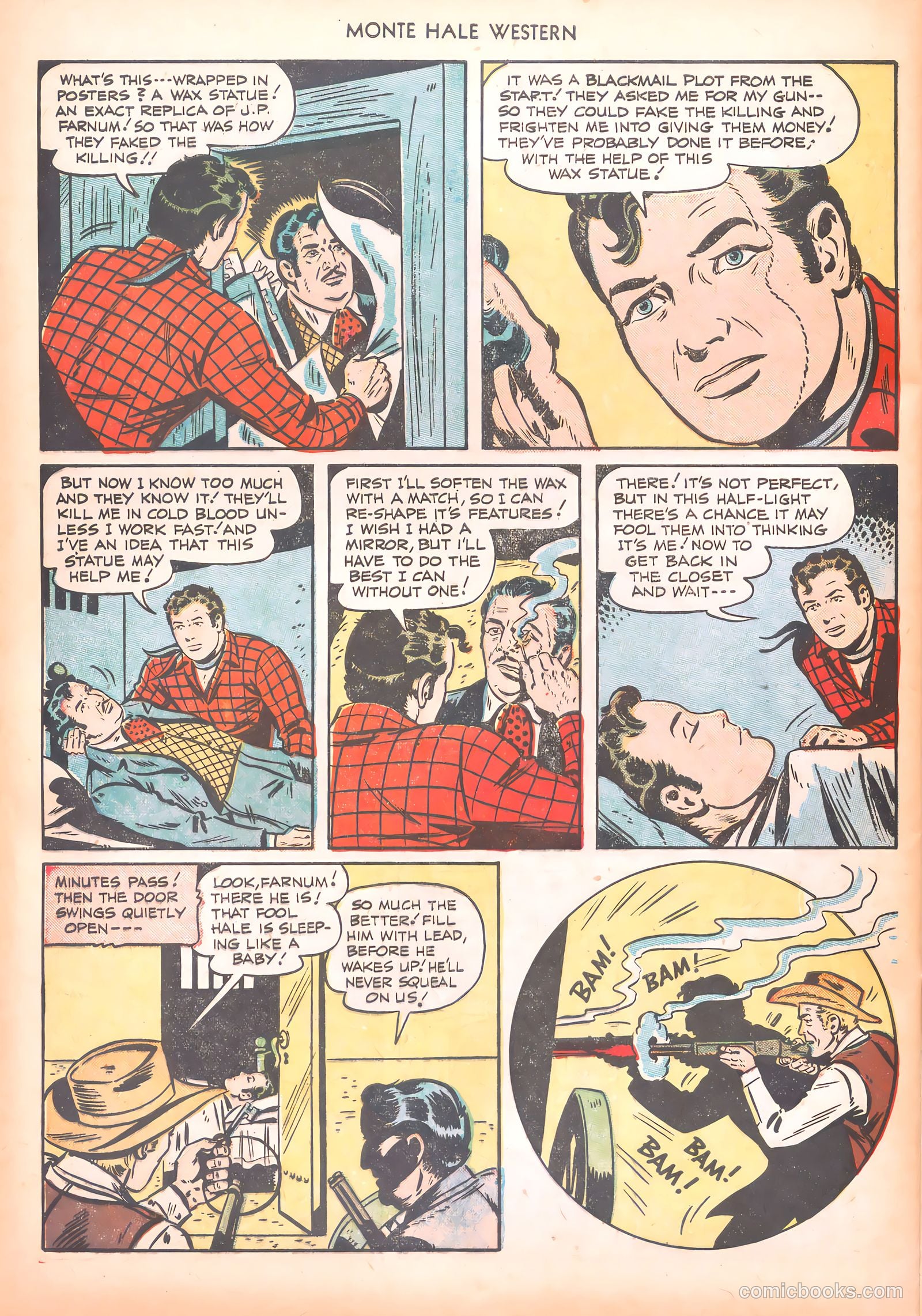 Monte Hale Western #64 (1951) — page 32 of 36