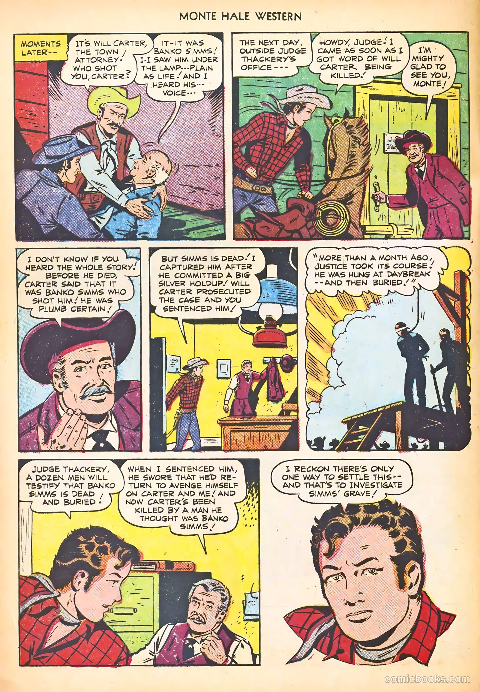 Monte Hale Western #65 (1951) — page 4 of 36