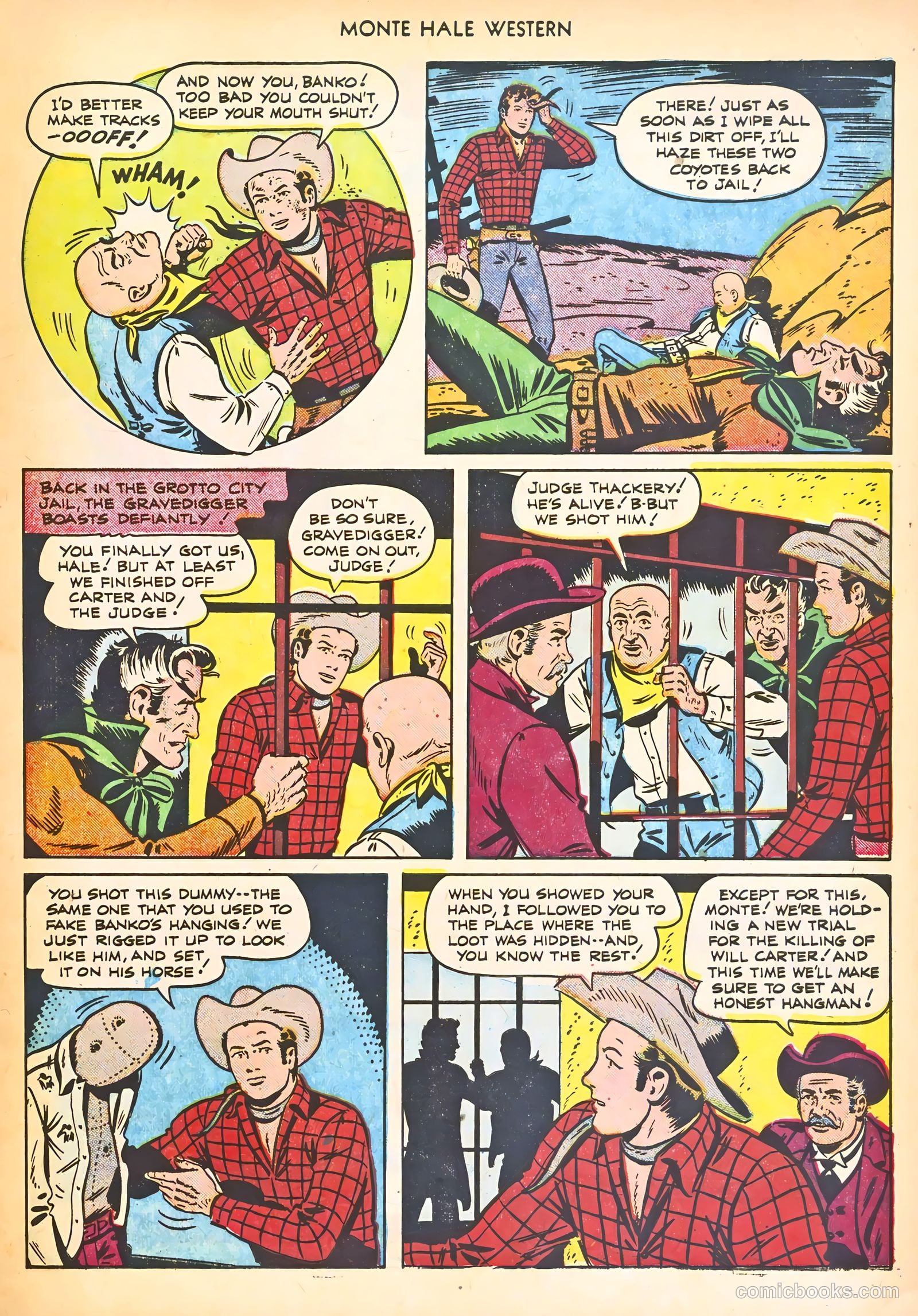 Monte Hale Western #65 (1951) — page 9 of 36