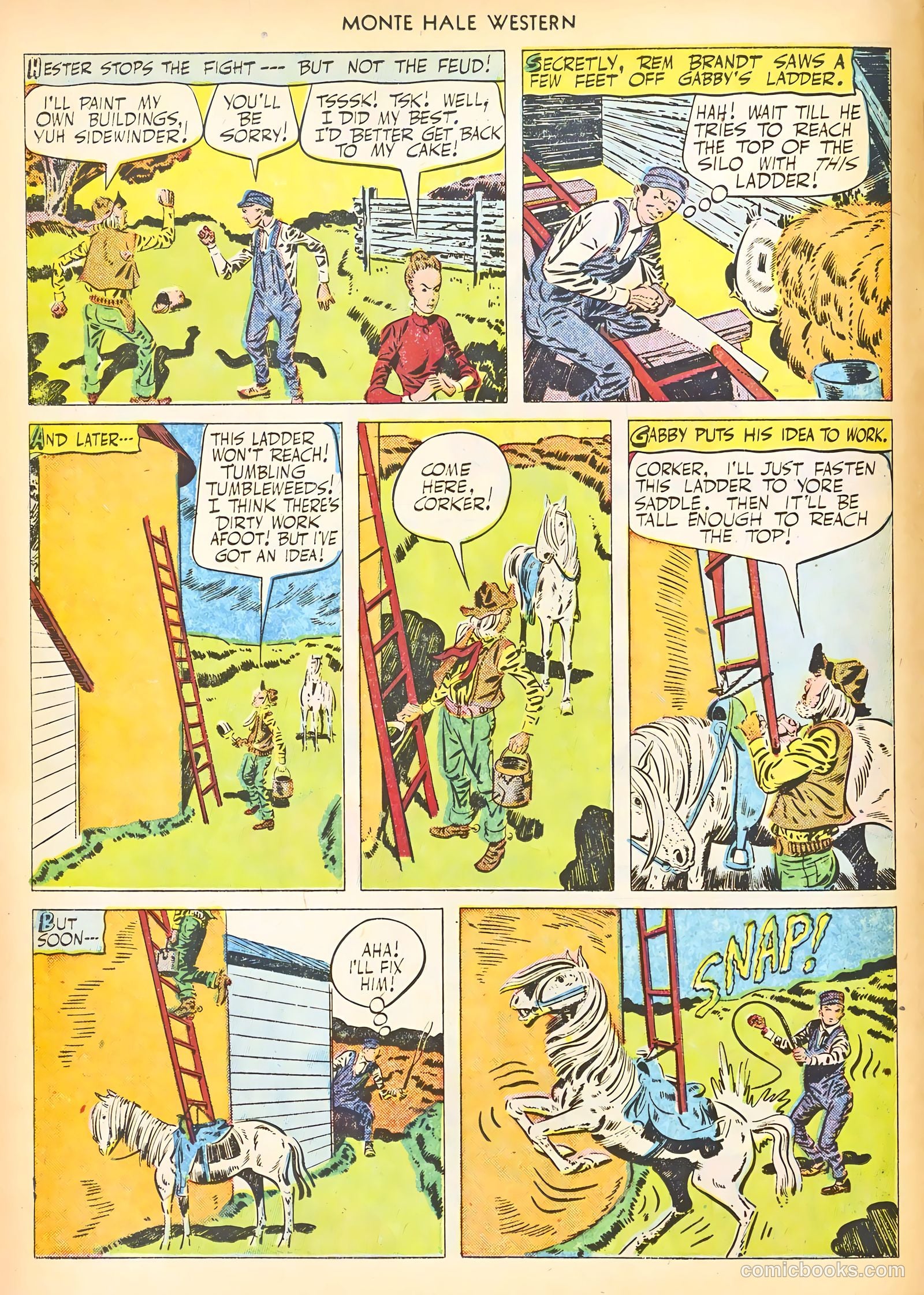 Monte Hale Western #65 (1951) — page 14 of 36