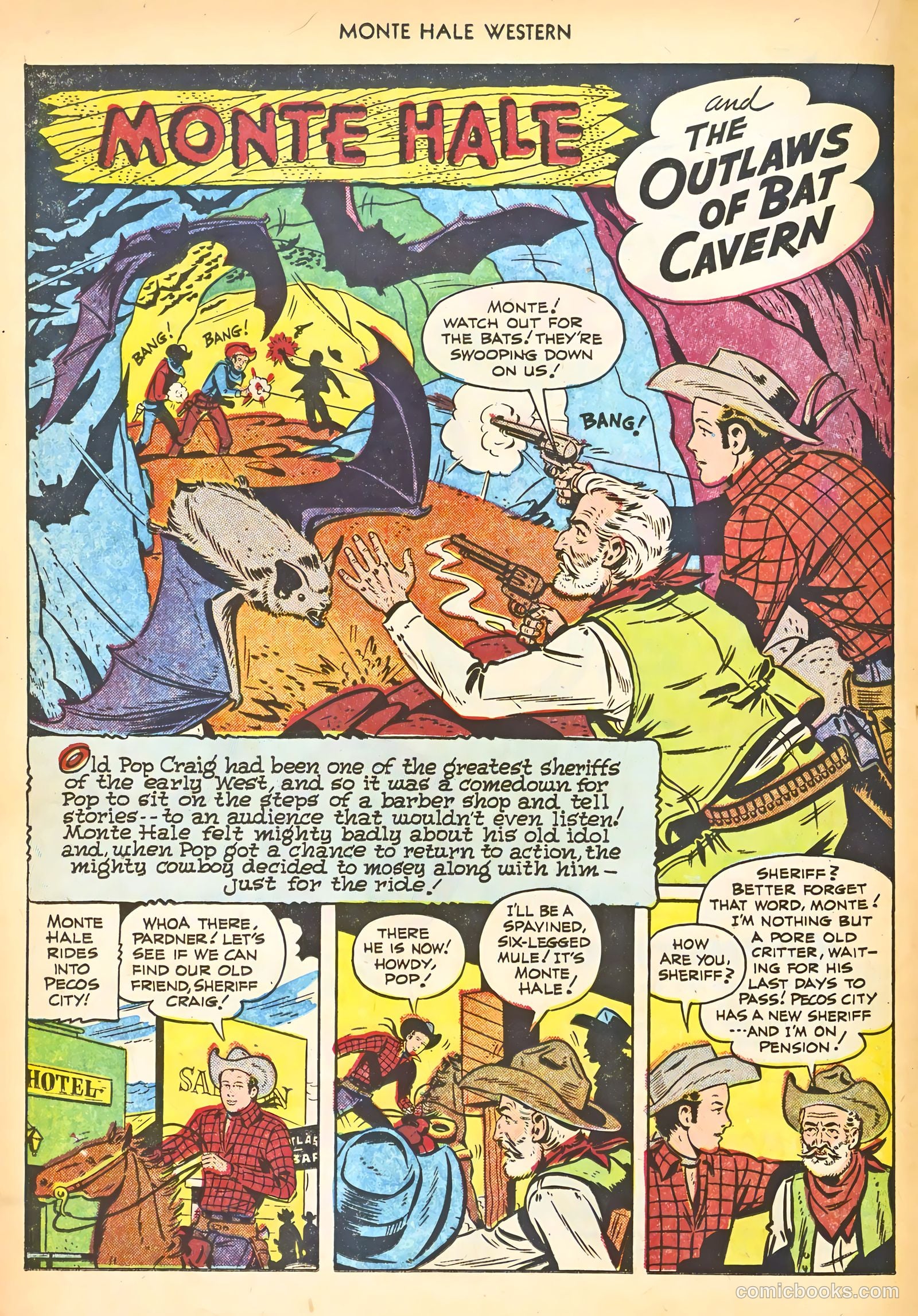 Monte Hale Western #65 (1951) — page 18 of 36