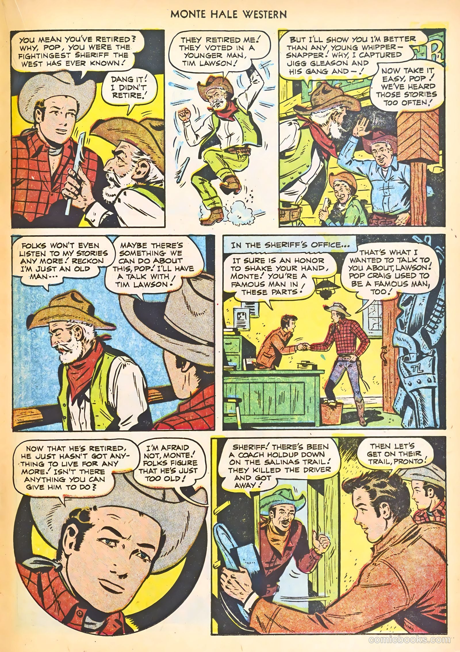 Monte Hale Western #65 (1951) — page 19 of 36