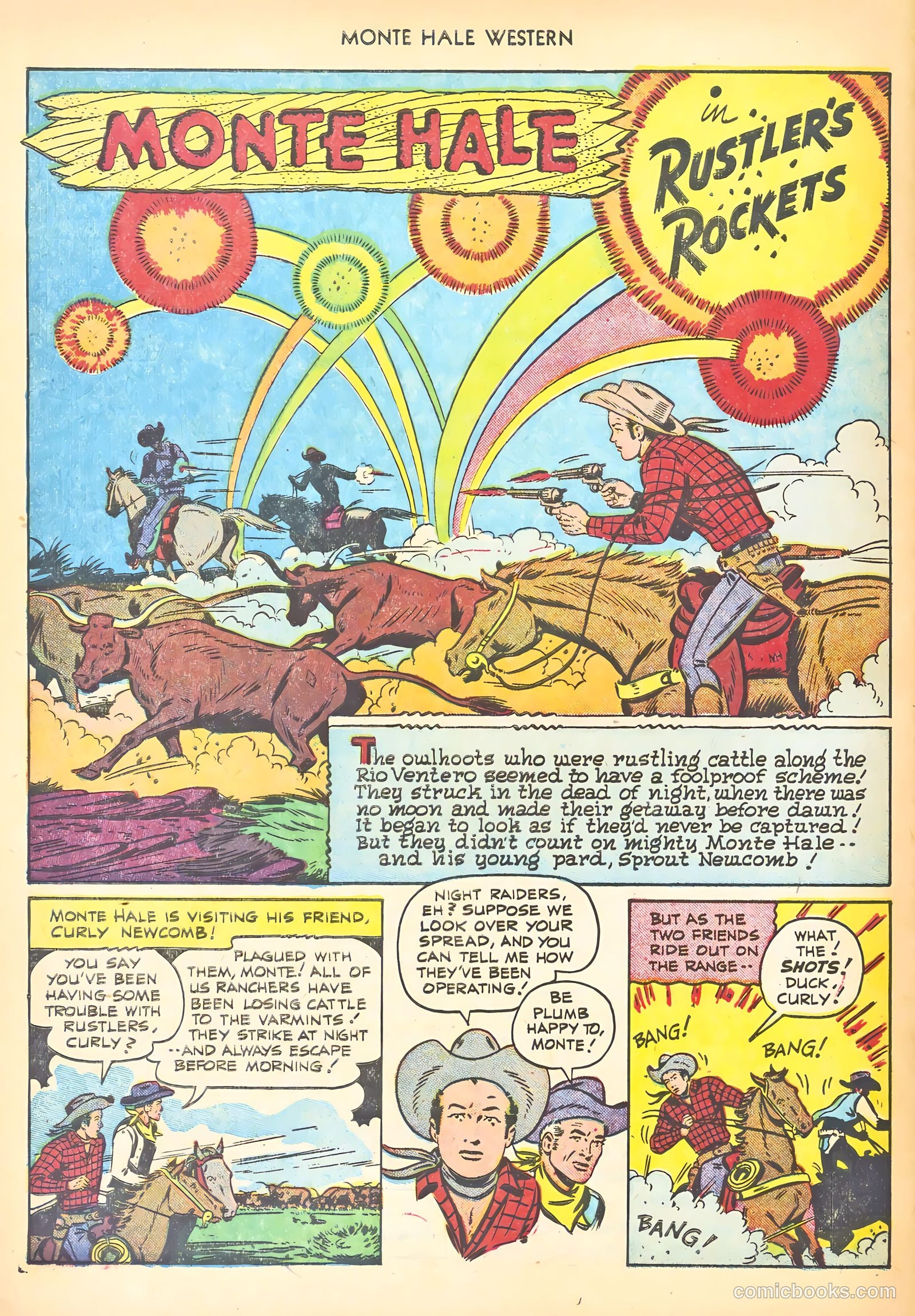 Monte Hale Western #65 (1951) — page 28 of 36