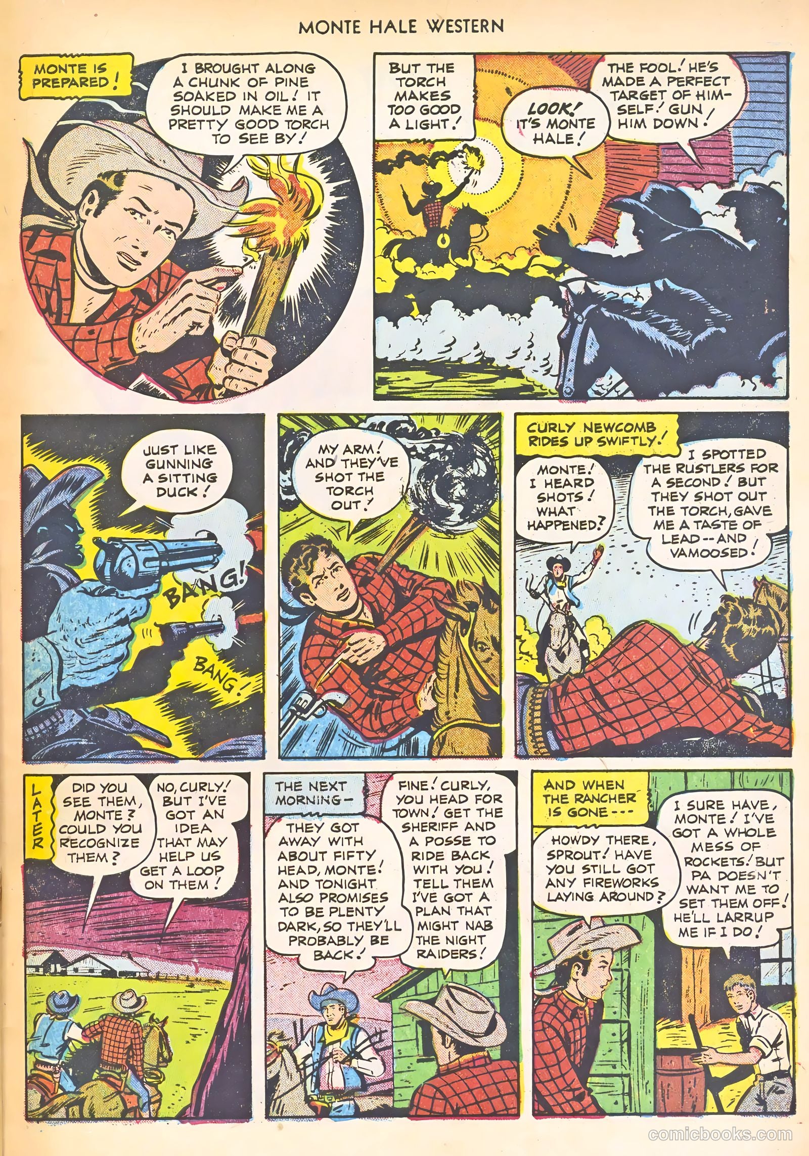 Monte Hale Western #65 (1951) — page 31 of 36