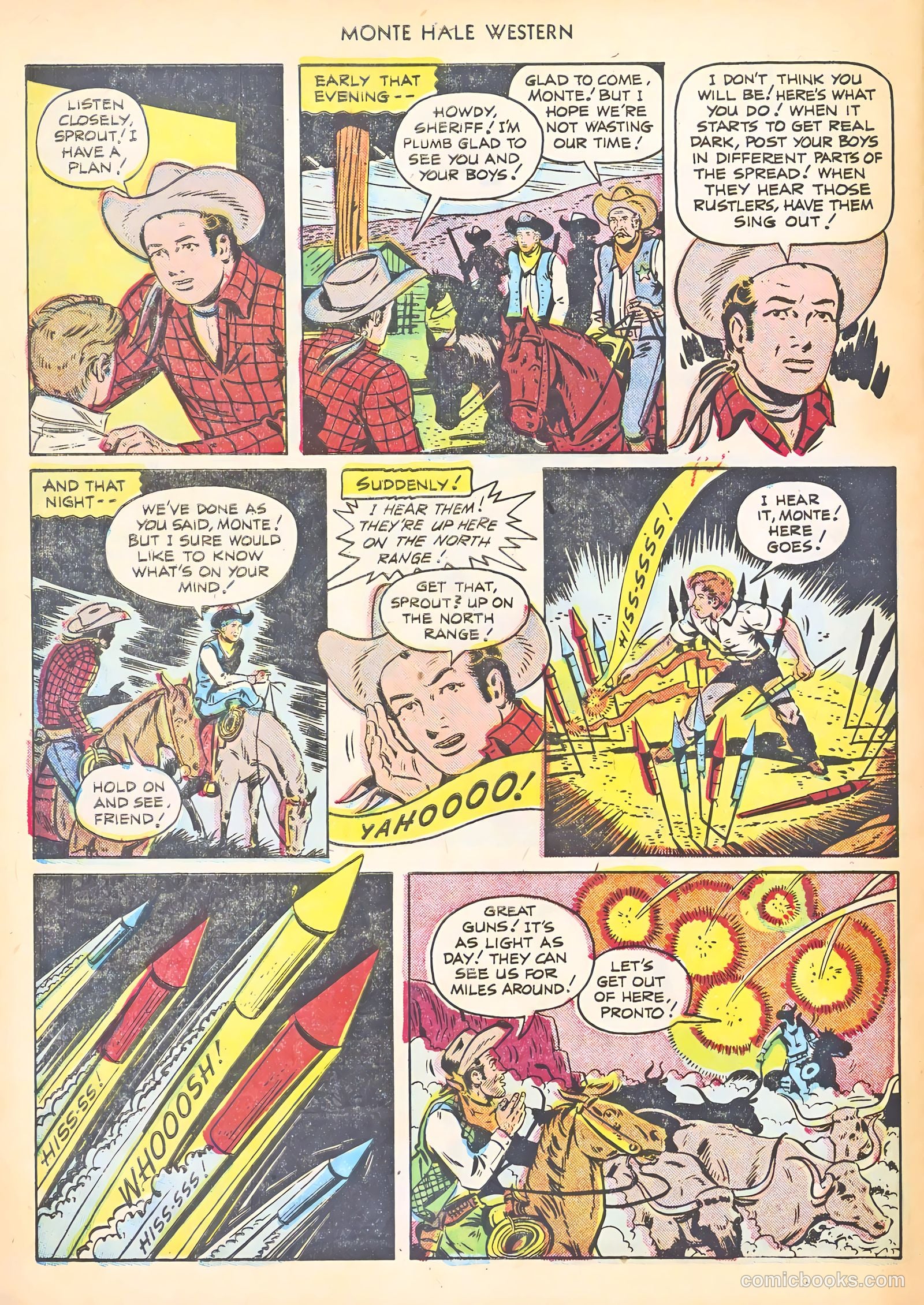 Monte Hale Western #65 (1951) — page 32 of 36