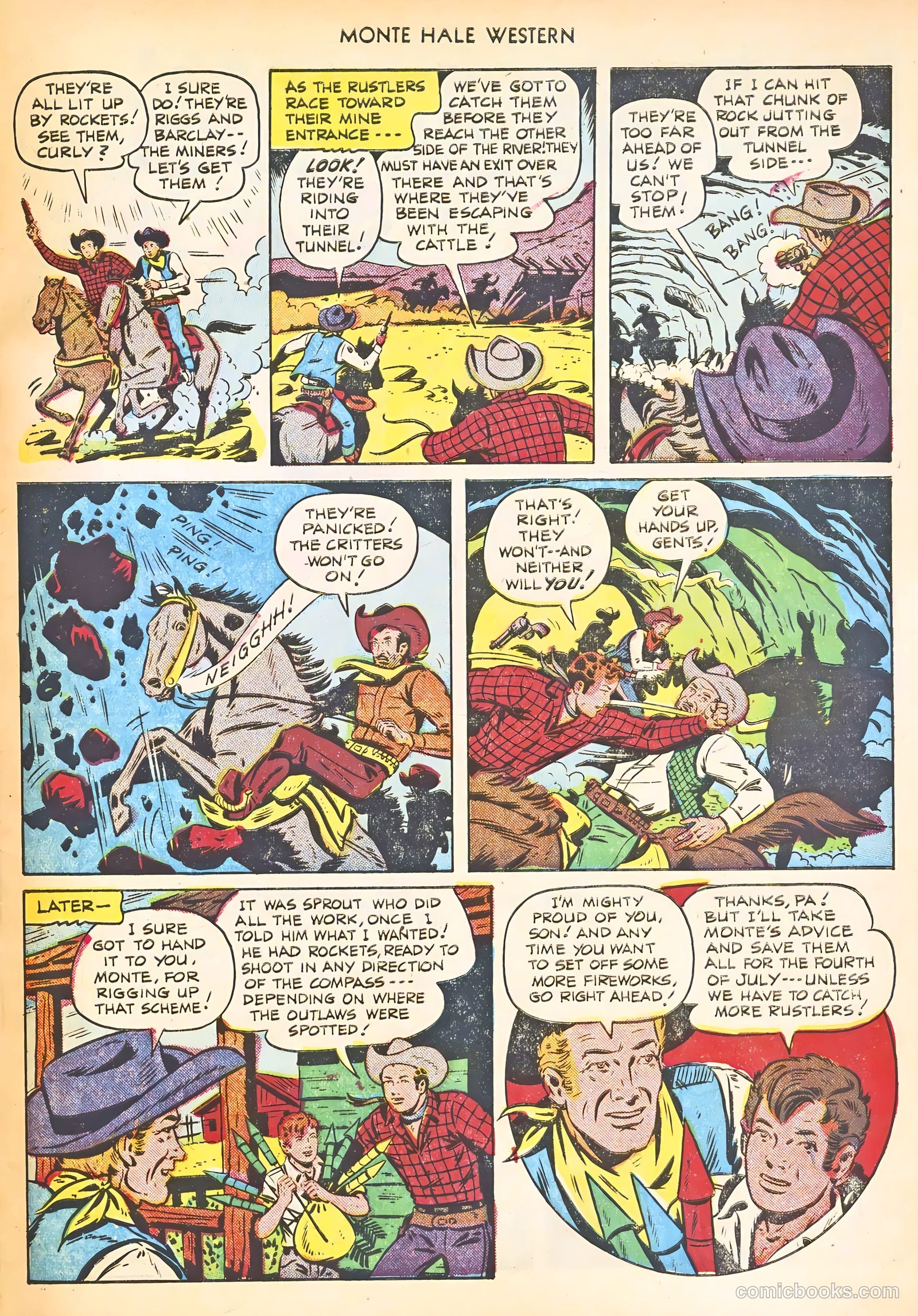 Monte Hale Western #65 (1951) — page 33 of 36