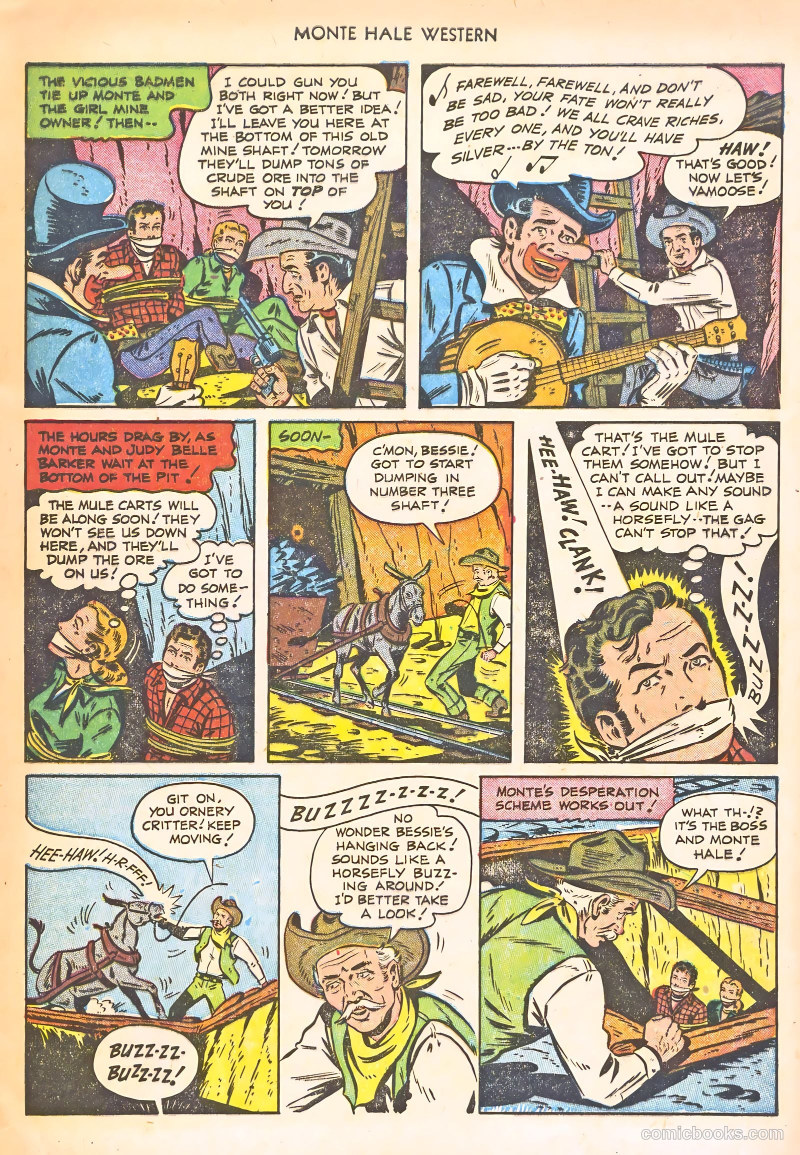 Monte Hale Western #66 (1951) — page 9 of 36