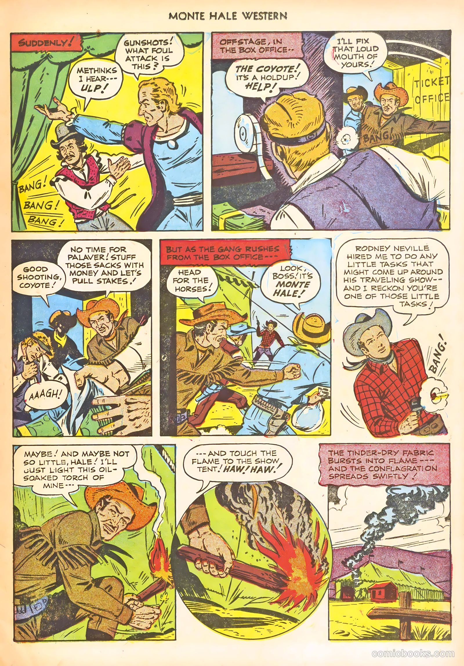 Monte Hale Western #66 (1951) — page 15 of 36
