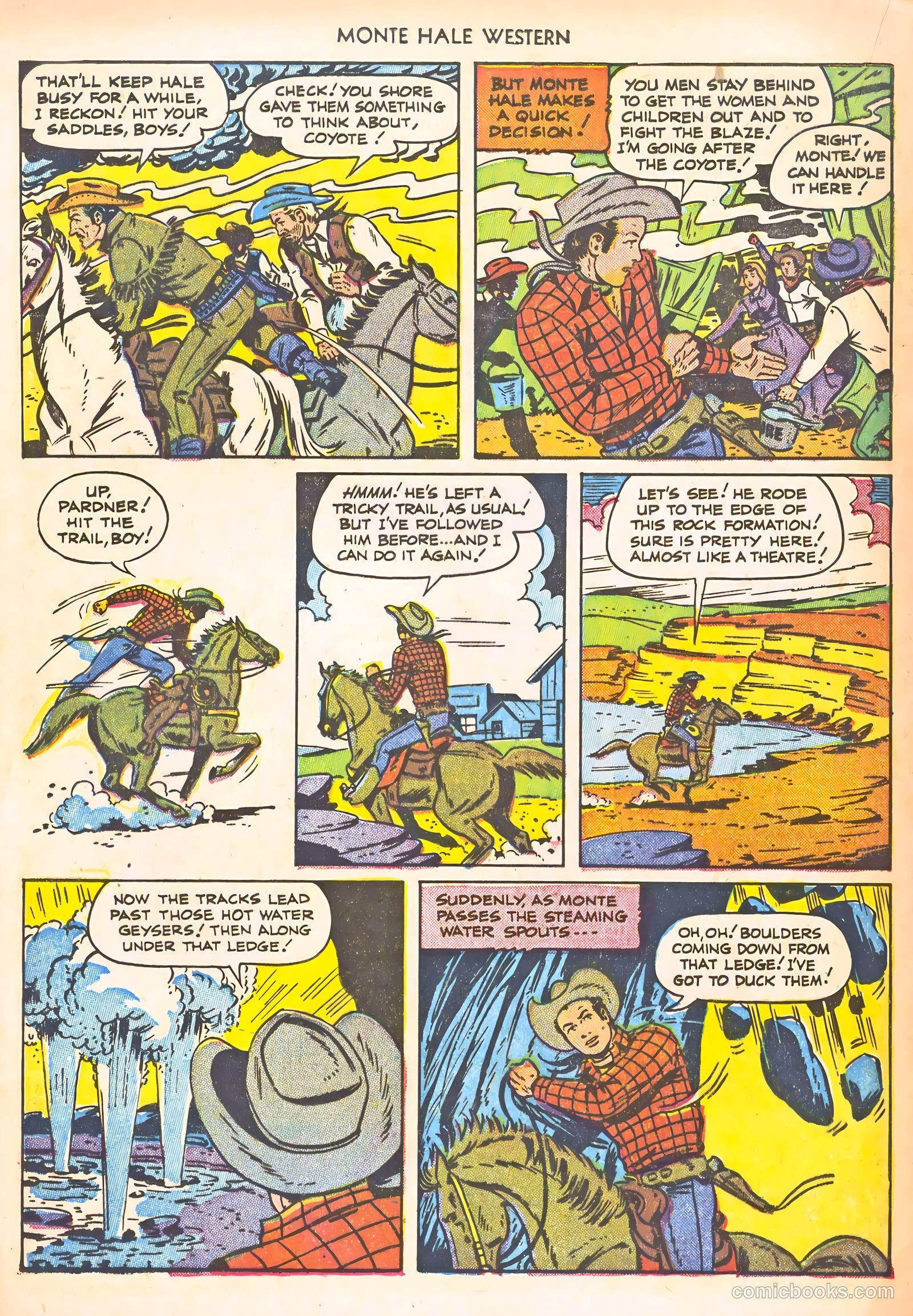 Monte Hale Western #66 (1951) — page 16 of 36