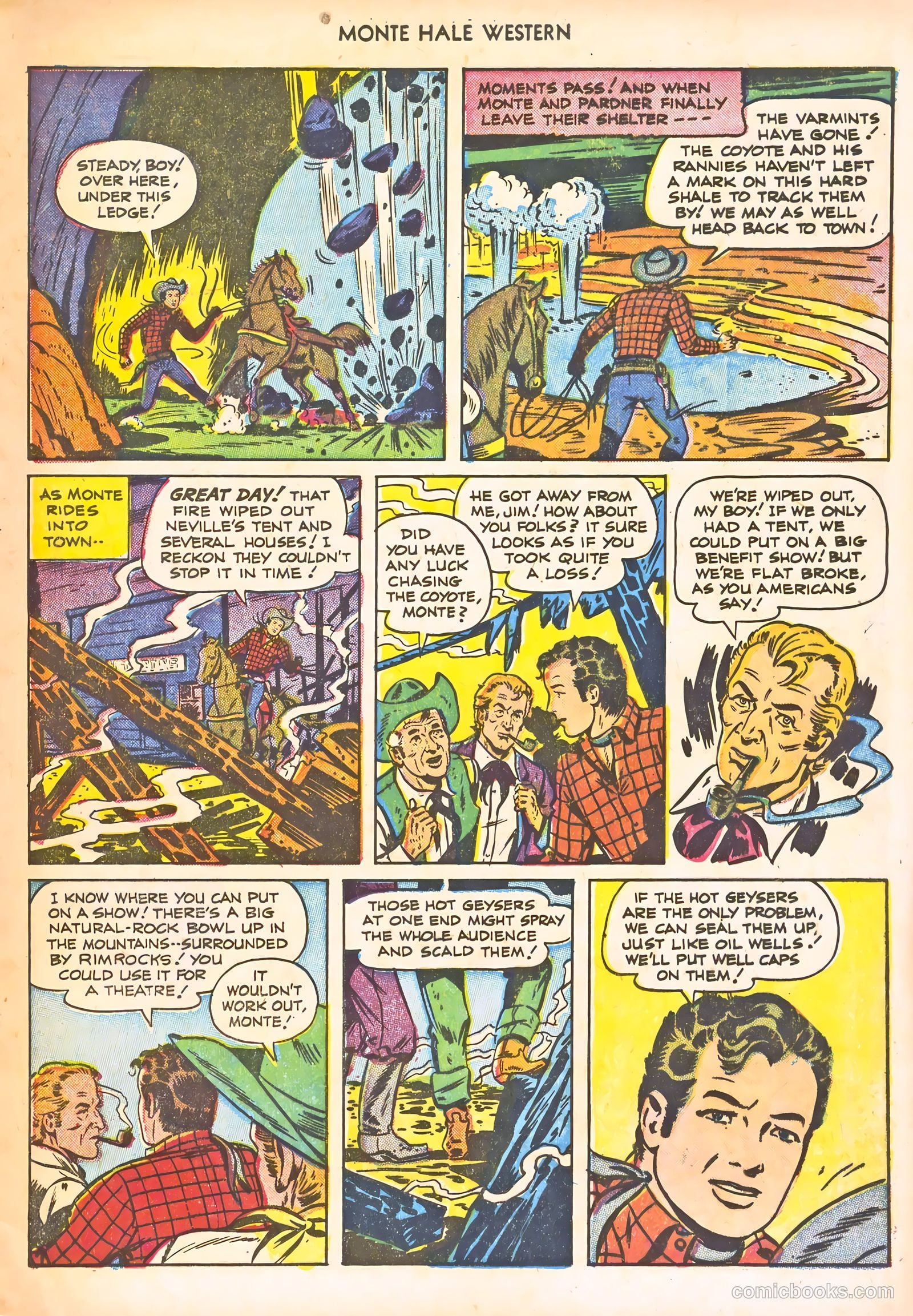 Monte Hale Western #66 (1951) — page 17 of 36