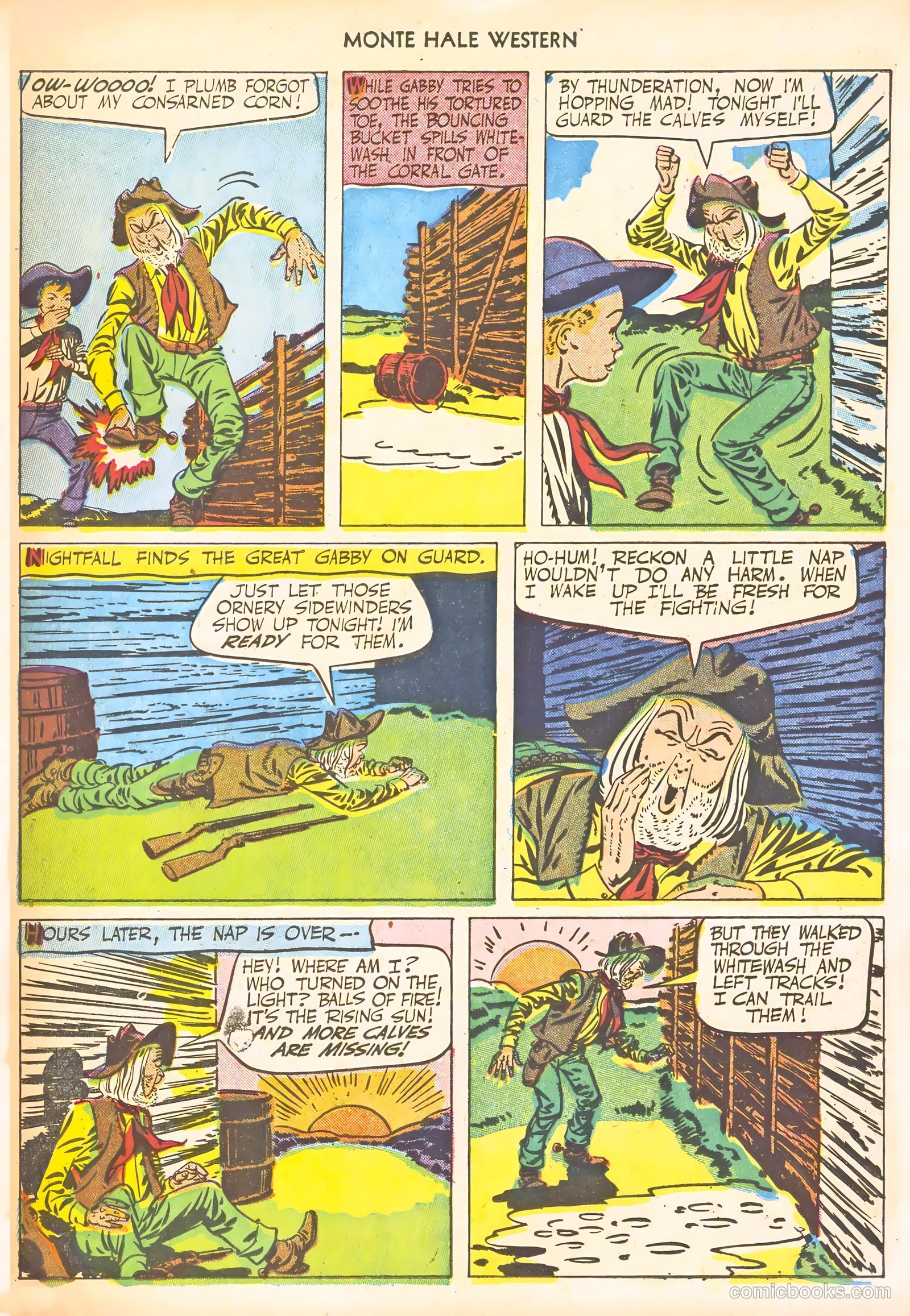 Monte Hale Western #66 (1951) — page 23 of 36