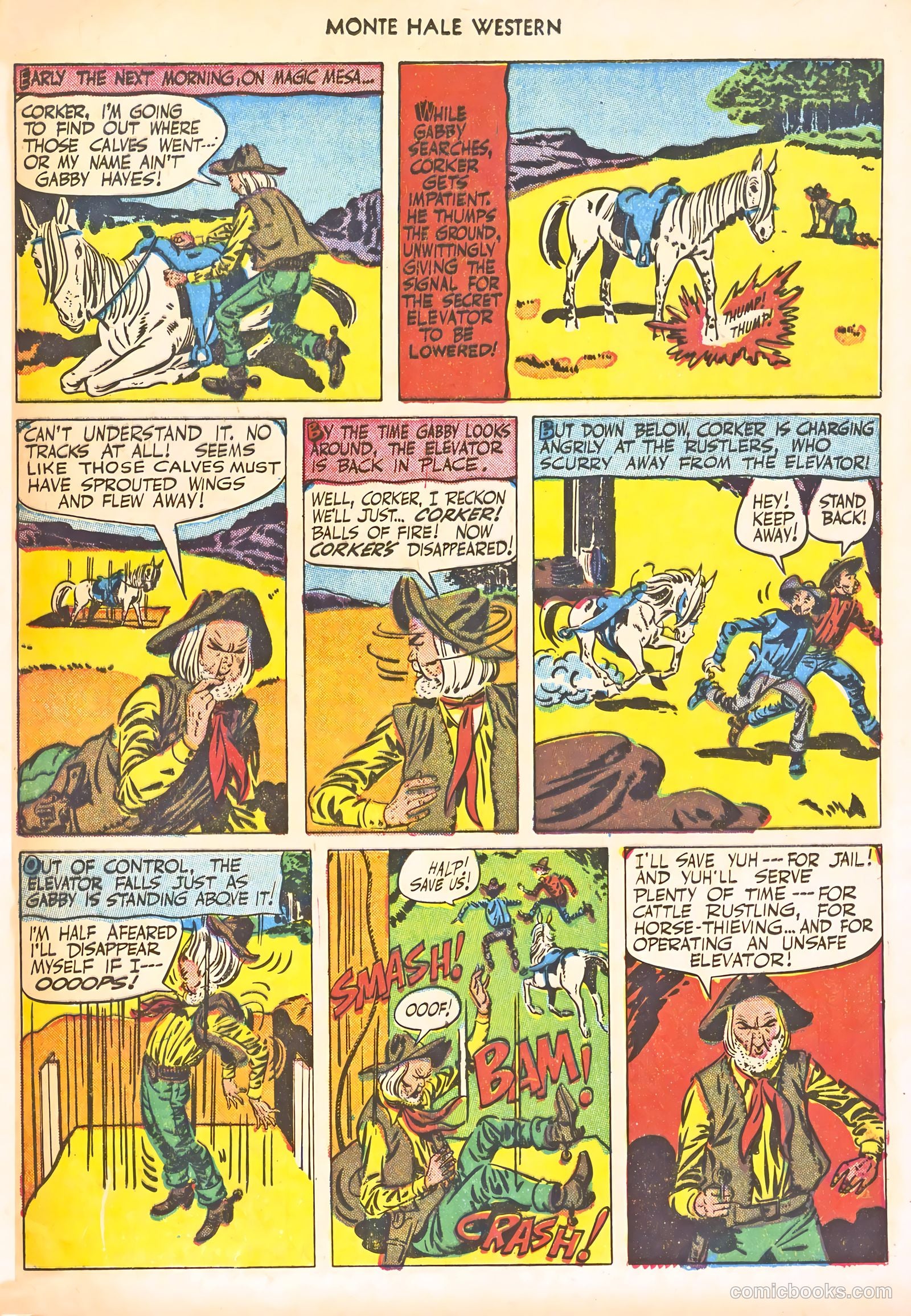 Monte Hale Western #66 (1951) — page 25 of 36