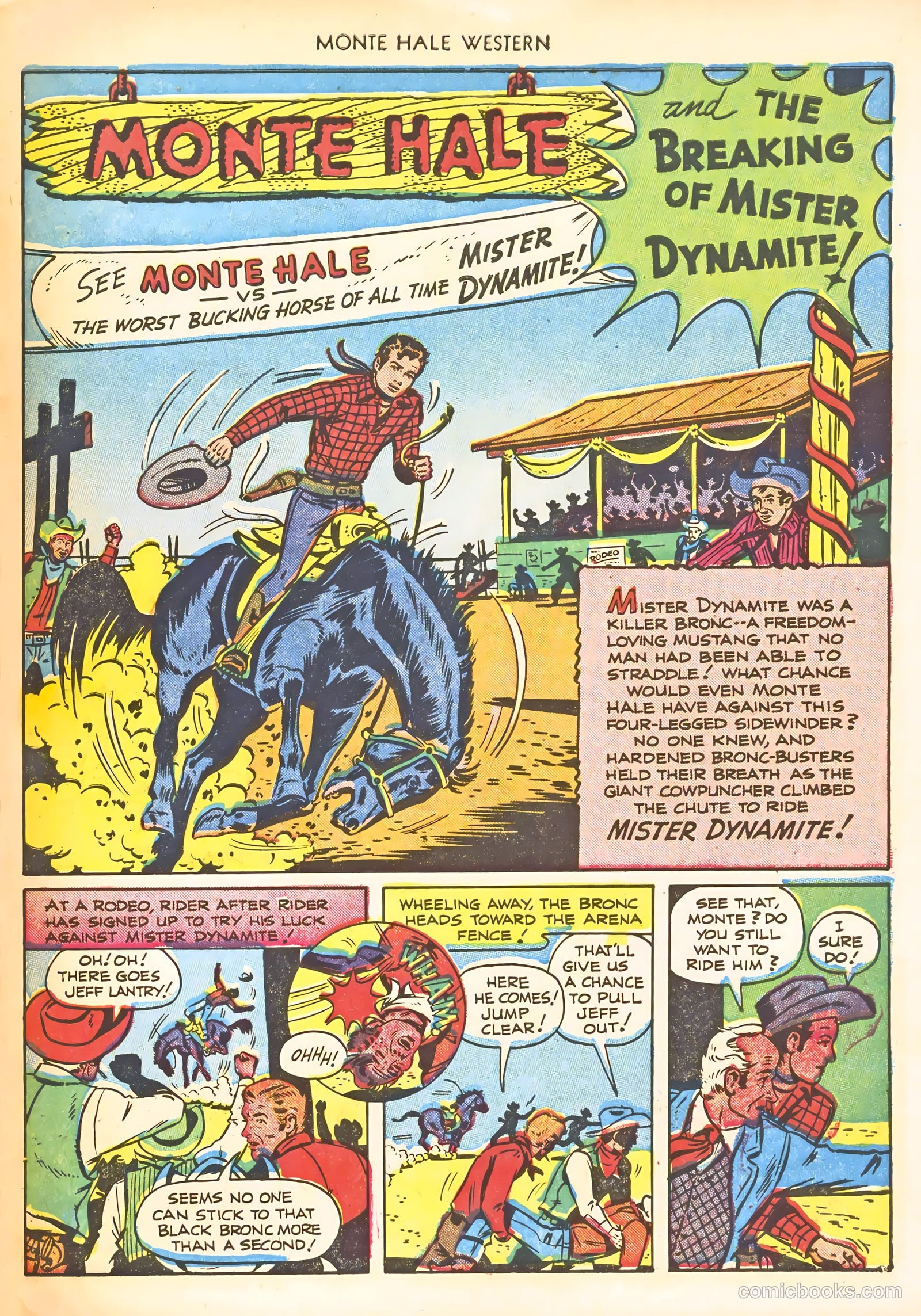 Monte Hale Western #66 (1951) — page 27 of 36