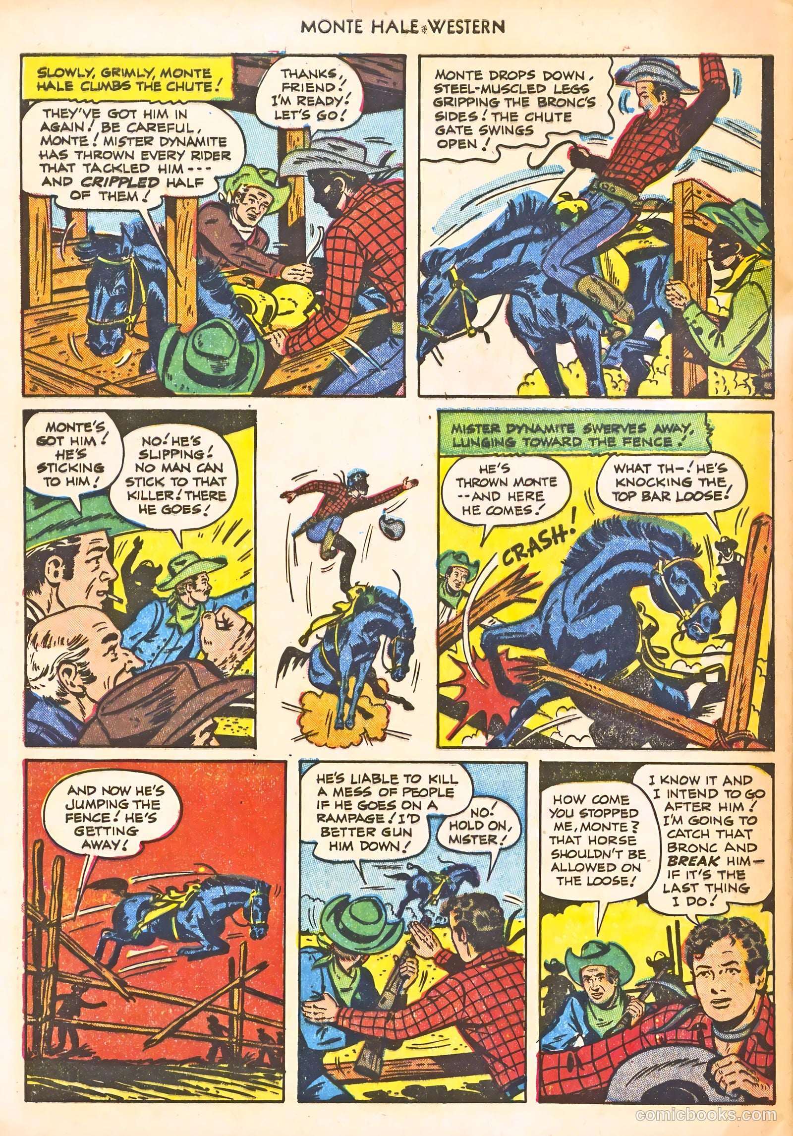 Monte Hale Western #66 (1951) — page 28 of 36