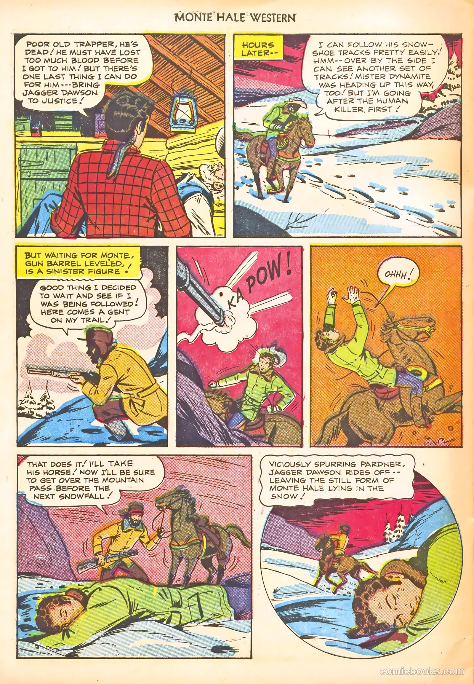 Monte Hale Western #66 (1951) — page 30 of 36