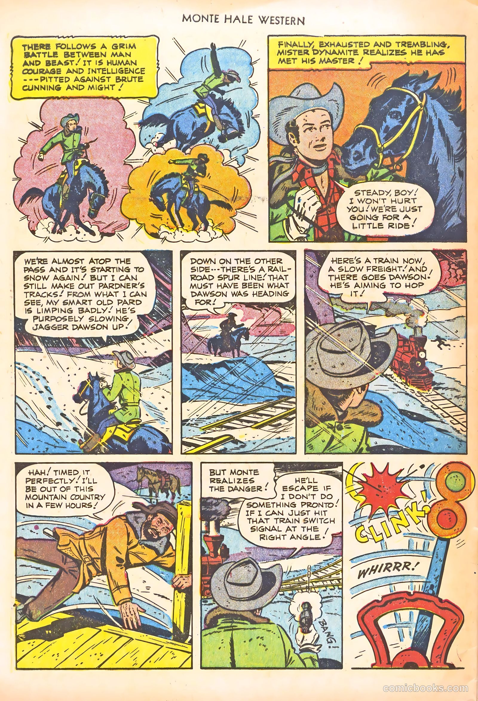 Monte Hale Western #66 (1951) — page 32 of 36