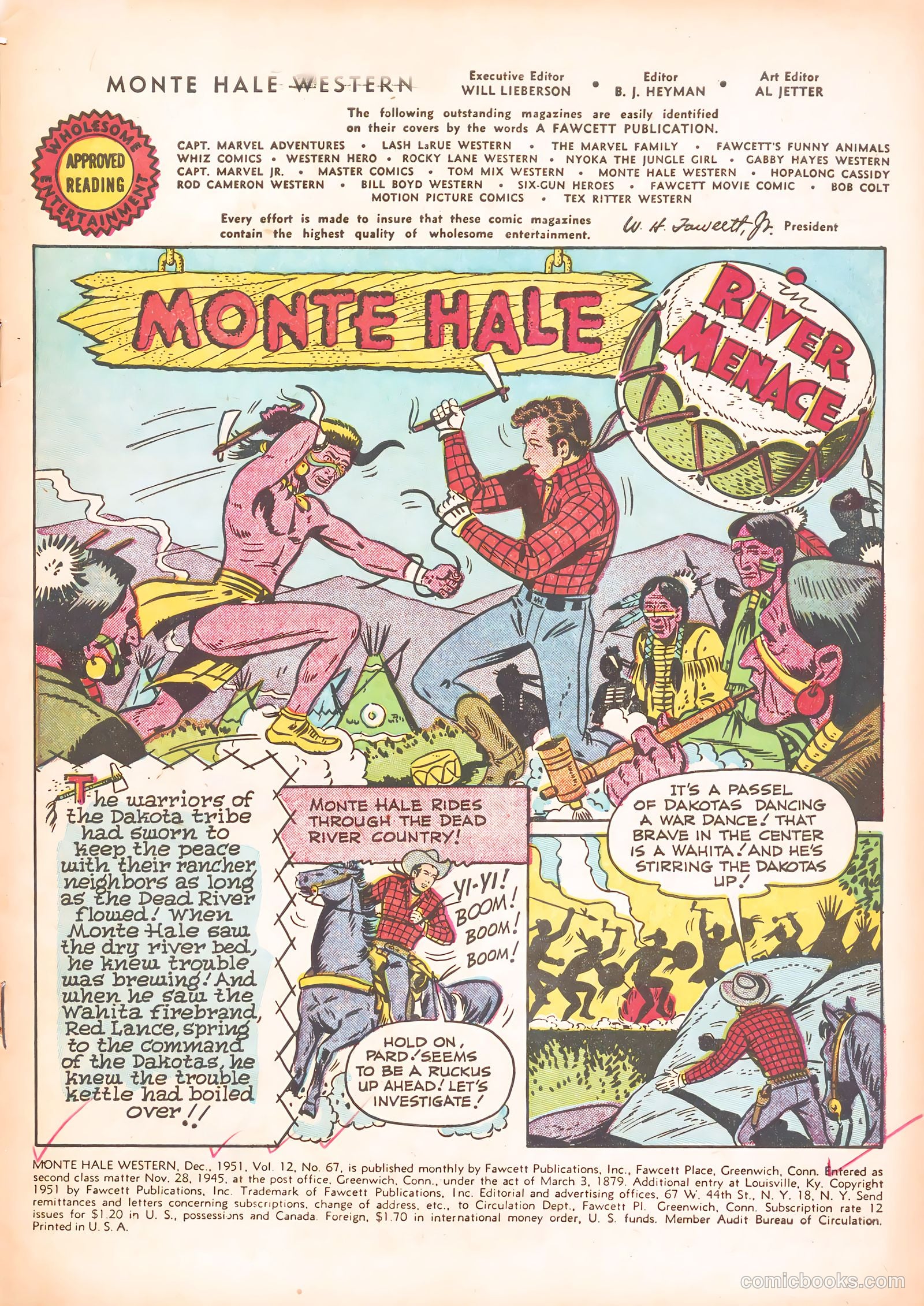 Monte Hale Western #67 (1951) — page 3 of 36