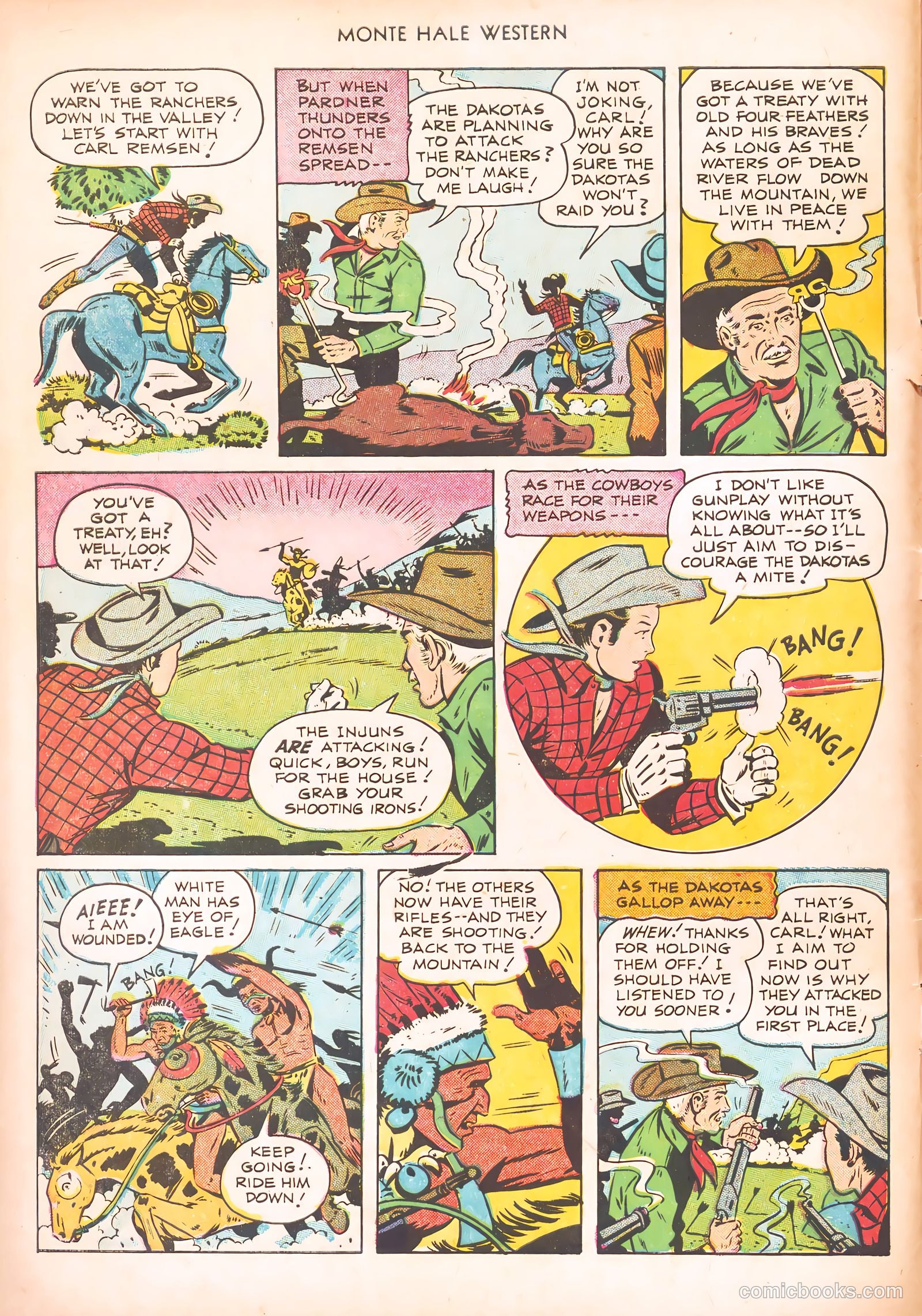Monte Hale Western #67 (1951) — page 4 of 36