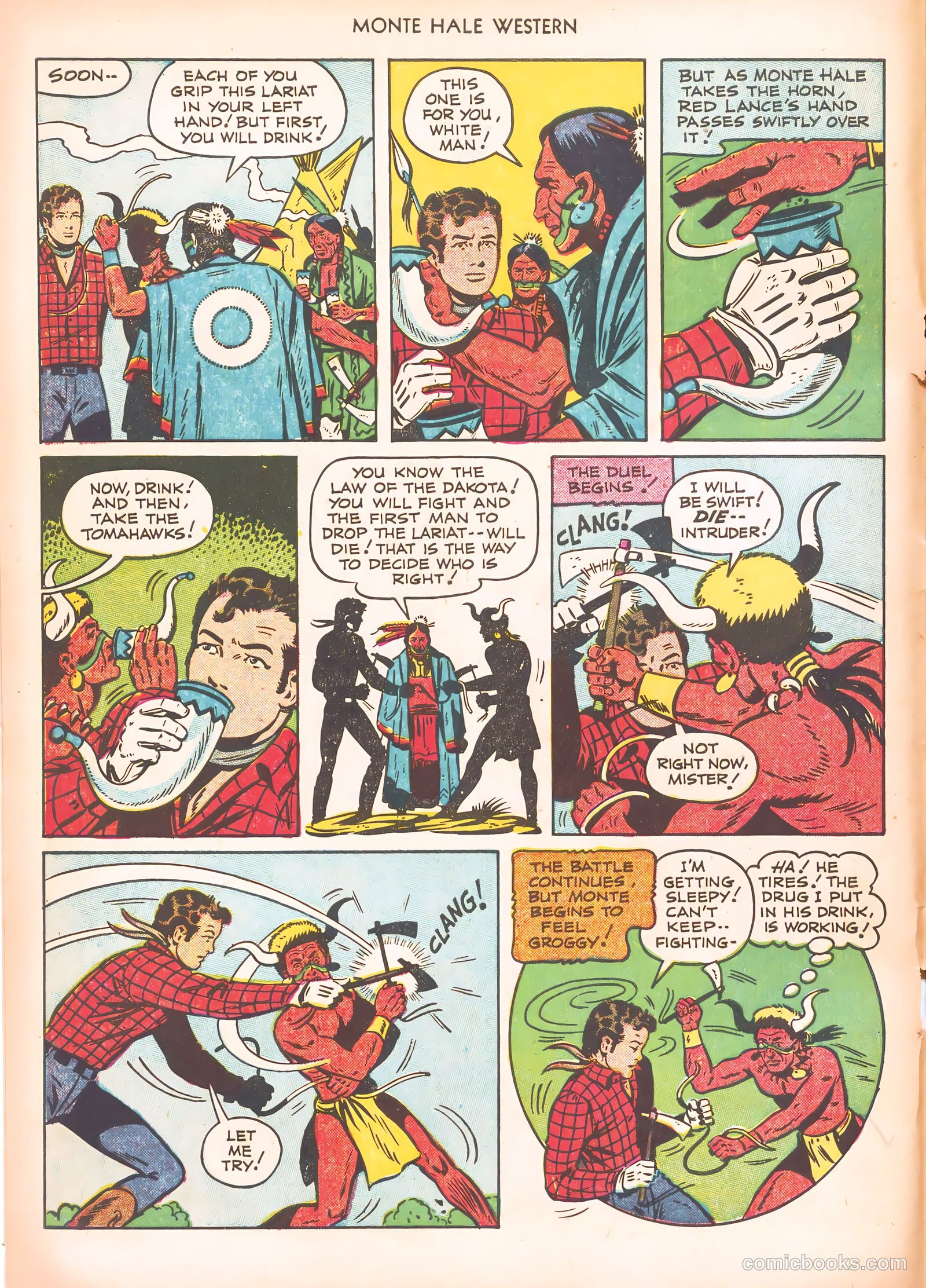 Monte Hale Western #67 (1951) — page 6 of 36